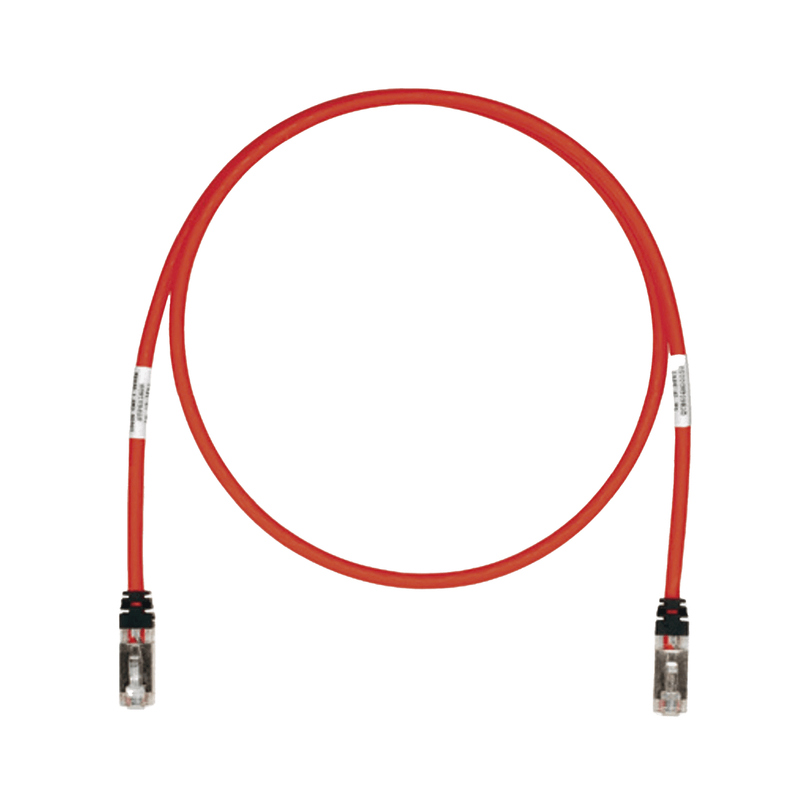 Patch Cord Cat6A, Blindado S/FTP, CM/LS0H, 25ft, Color Rojo STP6X25RD - PANDUIT