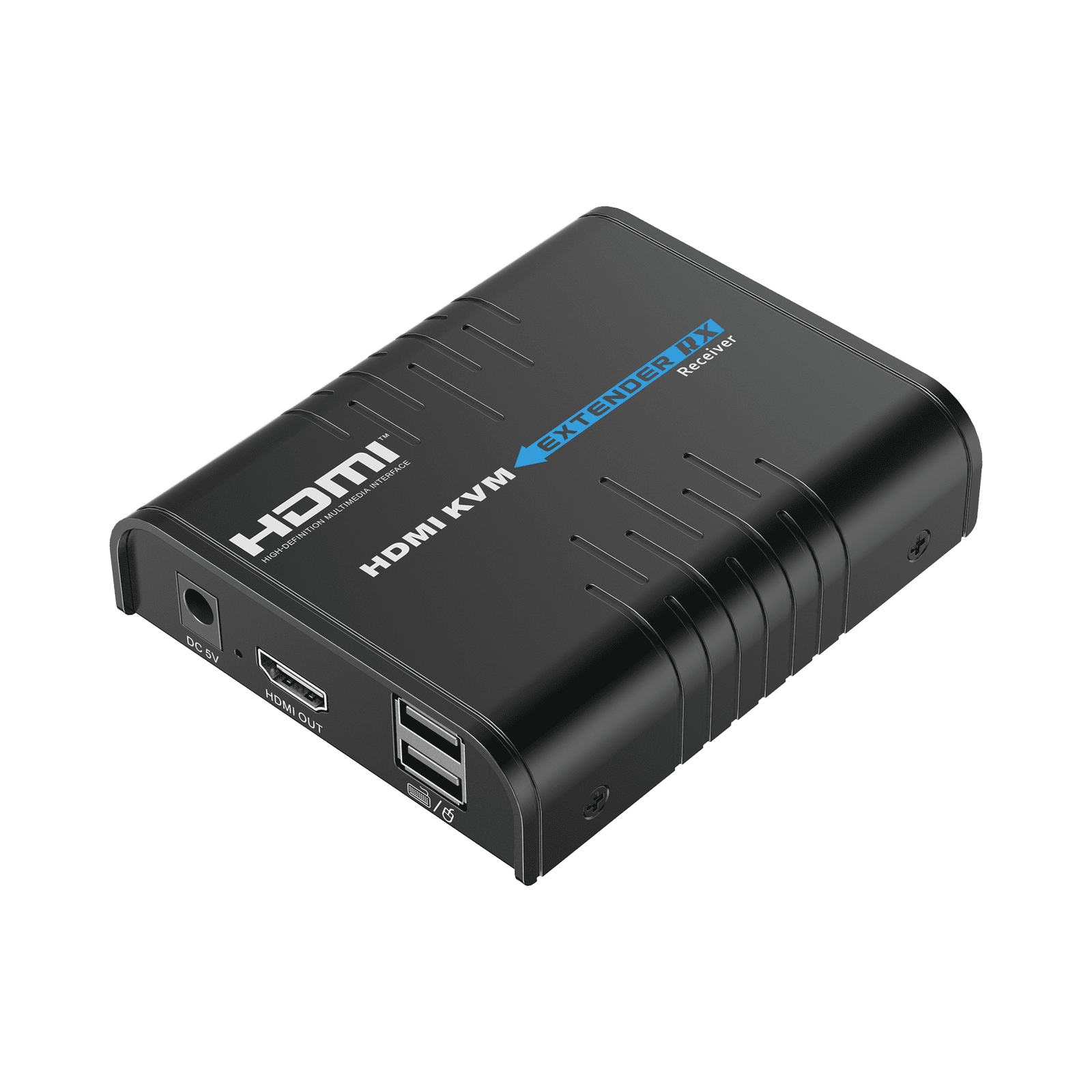 Receptor Compatible para Kits TT373KVM4.0 / Resolución 1080P @ 60 Hz/ Soporta STP y UTP CAT6 / Control IR / Compatible con Switch Gigabit para control KVM múltiple. TT373KVM4.0RX - EPCOM TITANIUM