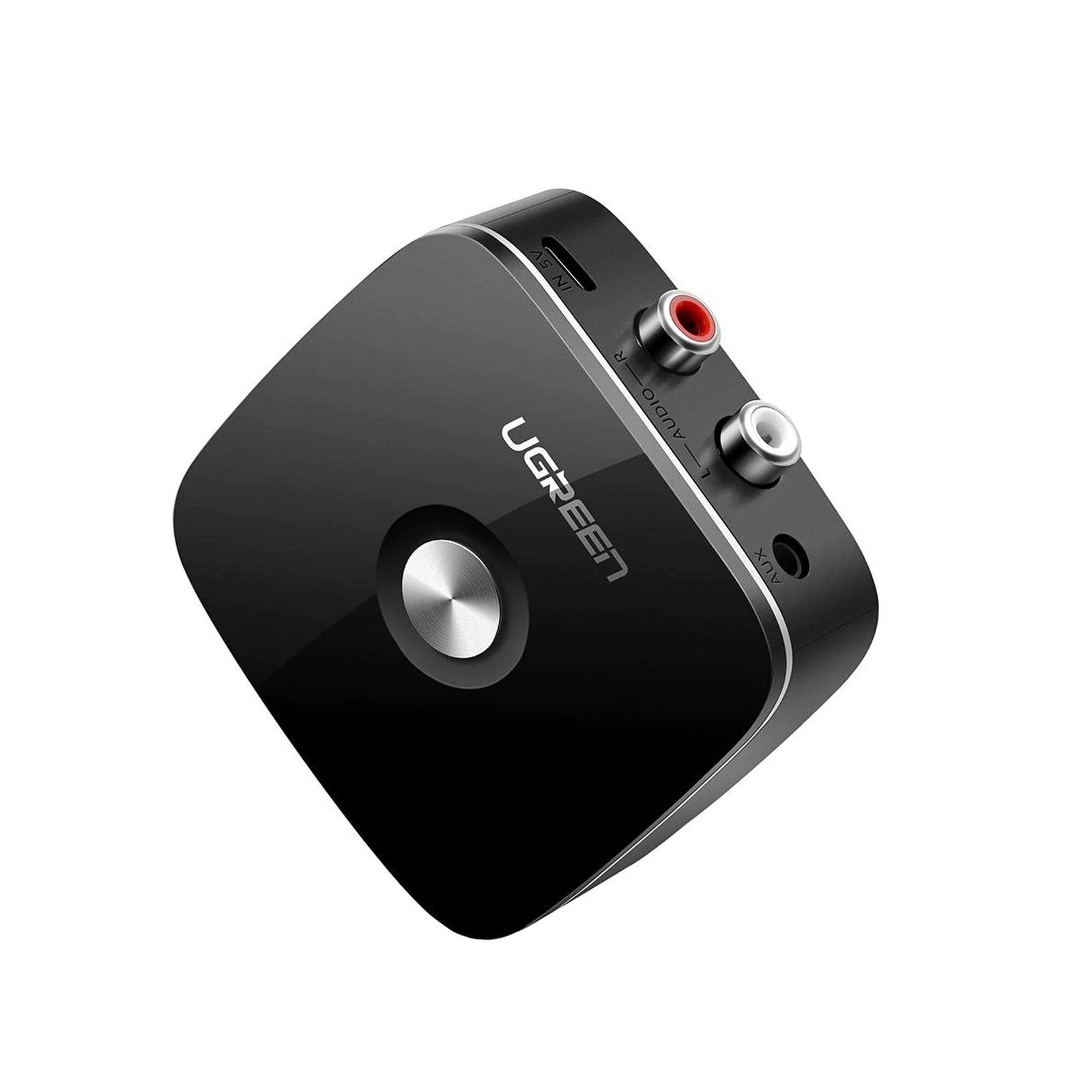 Receptor de Audio Bluetooth 5.0 a RCA o Auxiliar 3.5mm / Tecnología EDR / Reconexión Automática / Hasta 10 m / Ideal para Conectar Celulares, o Tabletas hacia alguna Bocina o Sistema de Audio 30445 - UGREEN