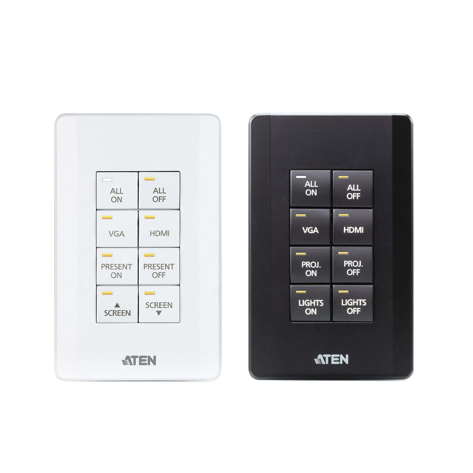 Sistema de control ATEN – Teclado de 8 botones (EE. UU., 1GANG) VK108US - ATEN