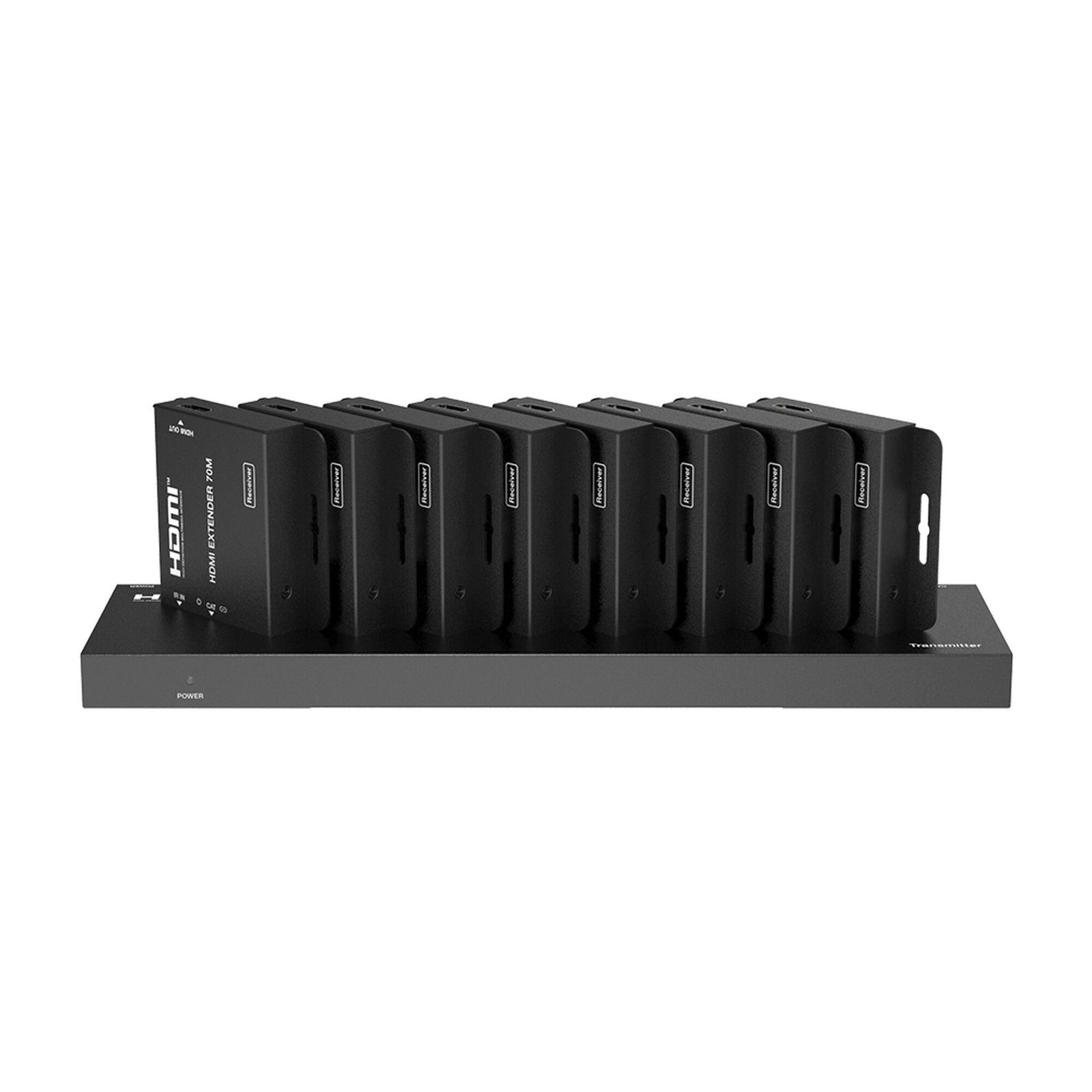 Splitter HDMI 1×8 | Extensor HDMI | 4K@30Hz 40m | 1080p@60Hz 70m | Función PoC |  4:4:4 EPC-SP918C70 - EPCOM PROAUDIO