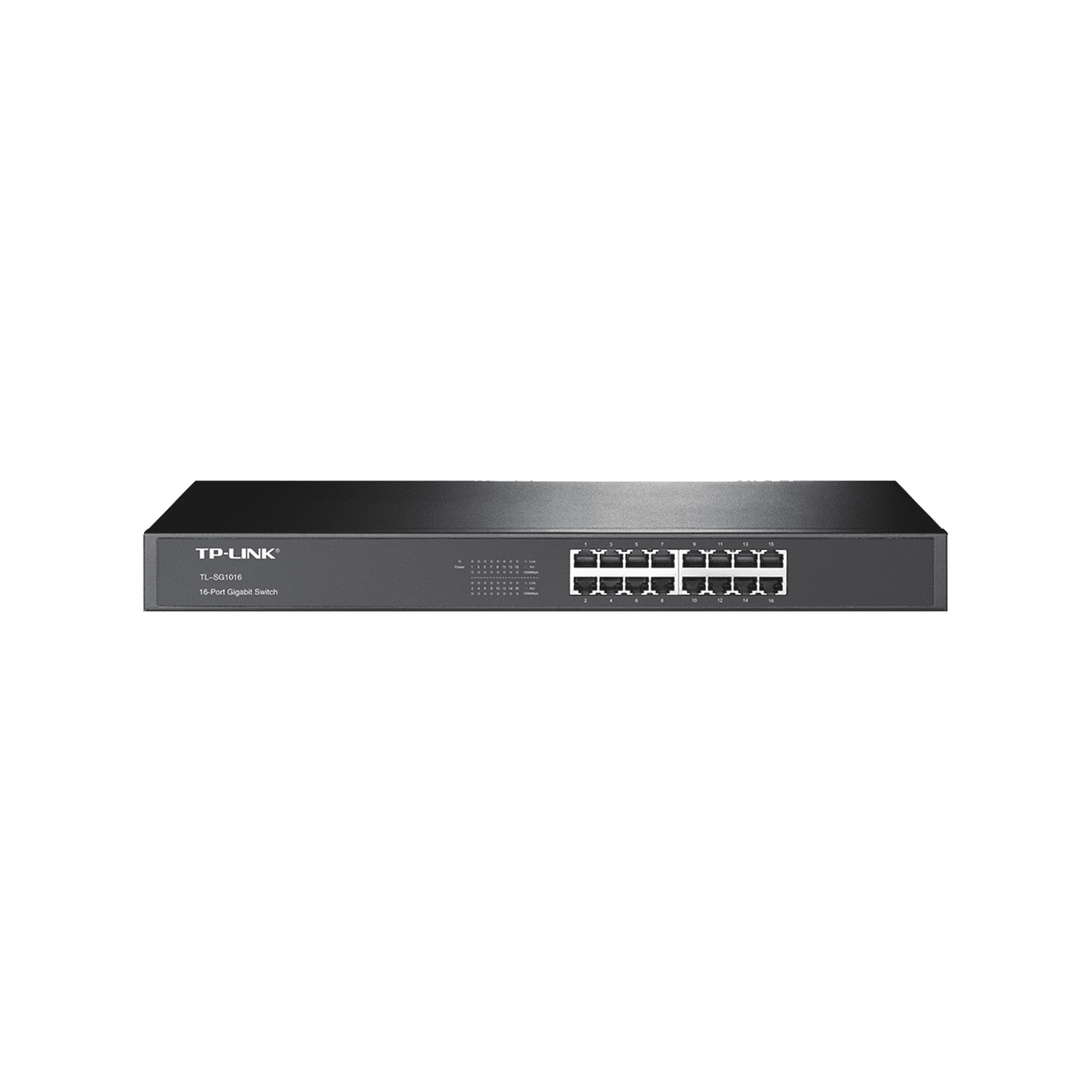 Switch Gigabit no administrable de 16 puertos 10/100/1000 Mbps para rack TL-SG1016 - TP-LINK