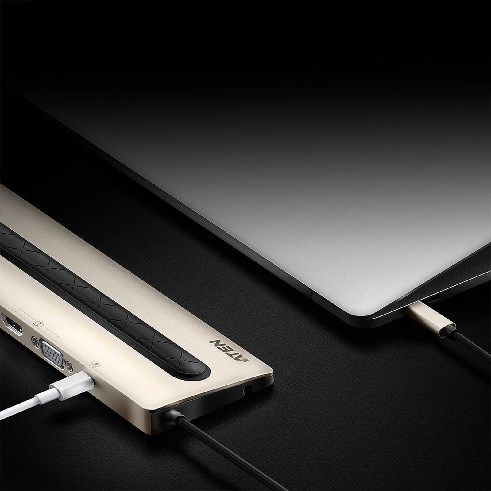 Docking station USB-C multipuerto con power pass-through UH3237 - ATEN