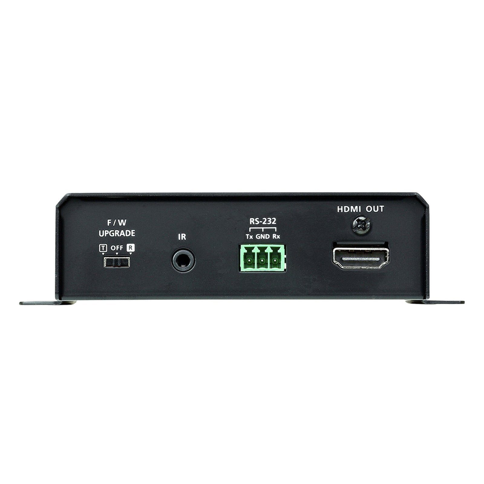 Receptor HDMI HDBaseT-Lite con PoH | 4K a 35 m (Cat 5e/6) / 40 m (Cat 6a/ATEN 2L-2910 Cat6); 1080p a 60 m (Cat 5e/6) / 70 m (Cat 6a/ATEN 2L-2910 Cat6) | HDBaseT Clase B | PoH PD | VE802R - ATEN