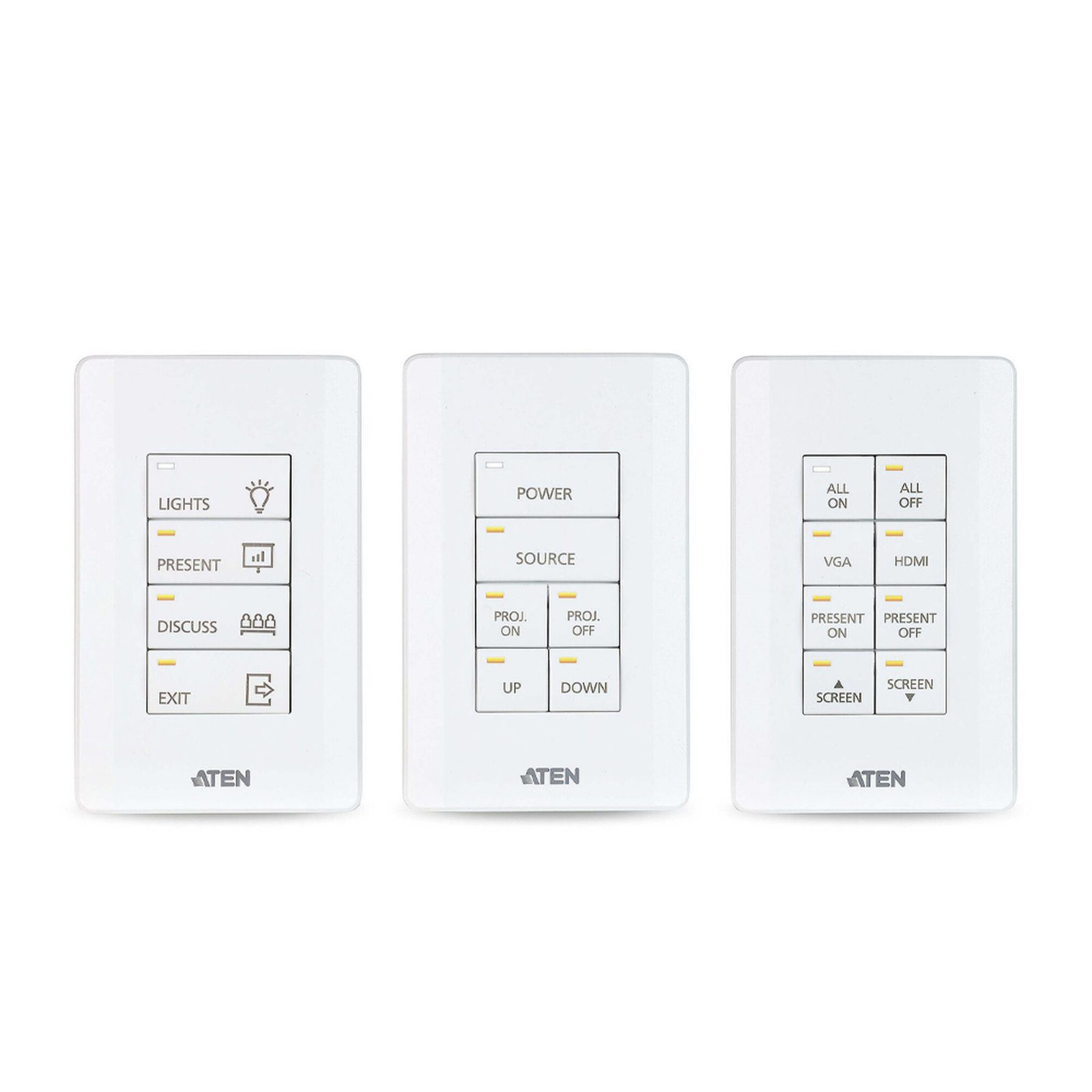Sistema de control ATEN – Teclado de 8 botones (EE. UU., 1GANG) VK108US - ATEN