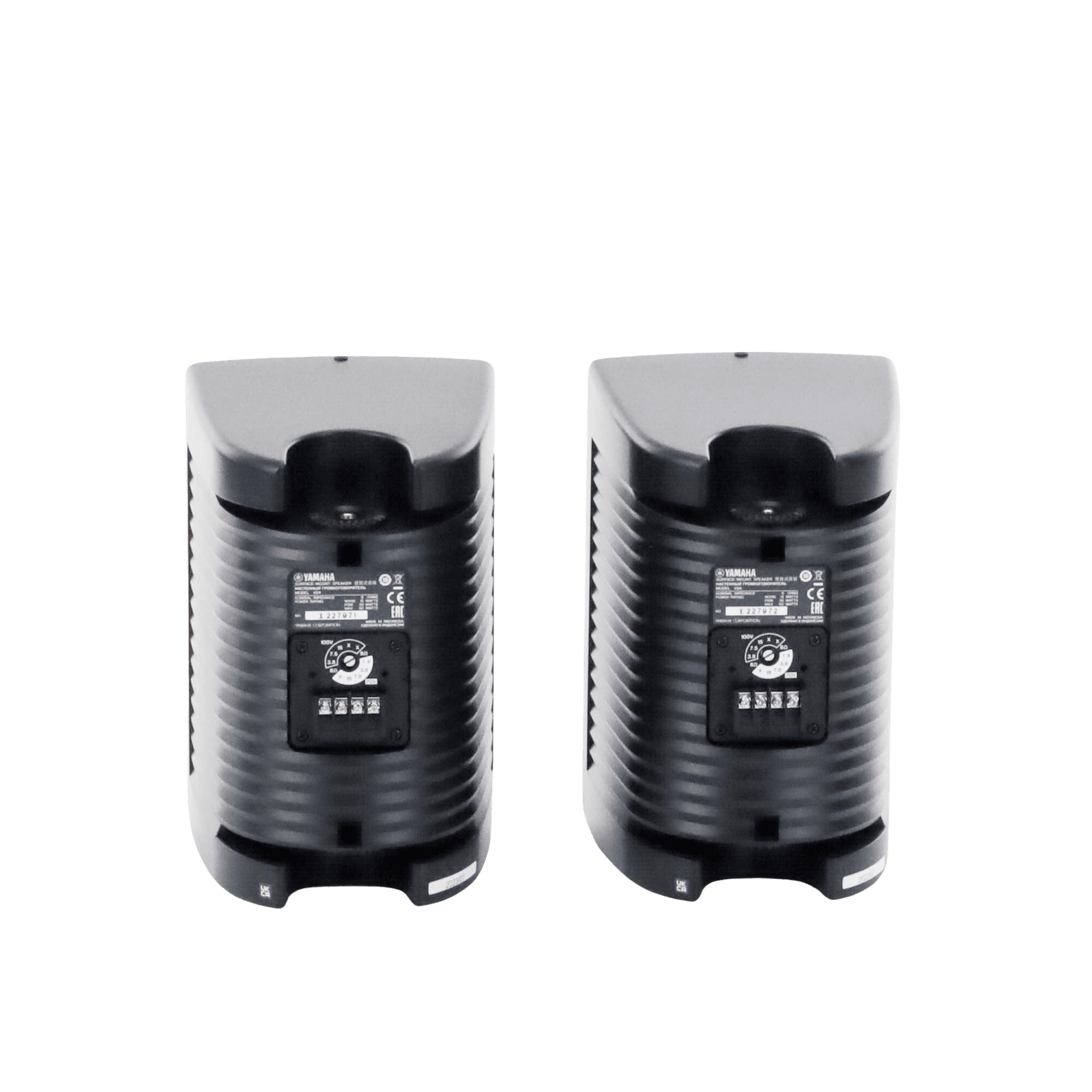 Altavoz de Montaje en Pared | 2 vias | Woofer 4″ | Tweeter 1″ | IPX3 | 8 ohms | 70/100V | Color Negro | Par VS4 - YAMAHA