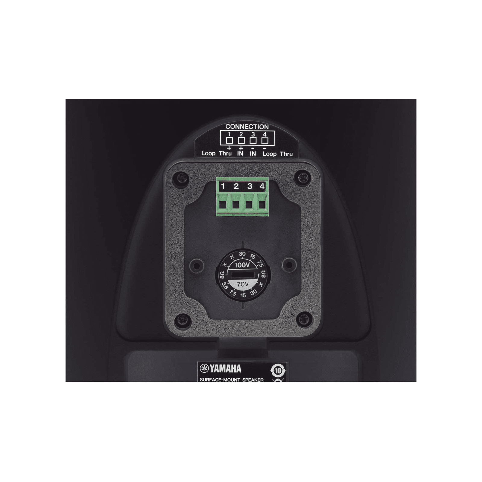 Altavoz de Montaje en Superficie, Woofer 5.25in, Tweeter 0.75 in, Bass-Reflex, IP35, Ideal para Instalaciones Fijas, Par Color Negro VXS5 - YAMAHA