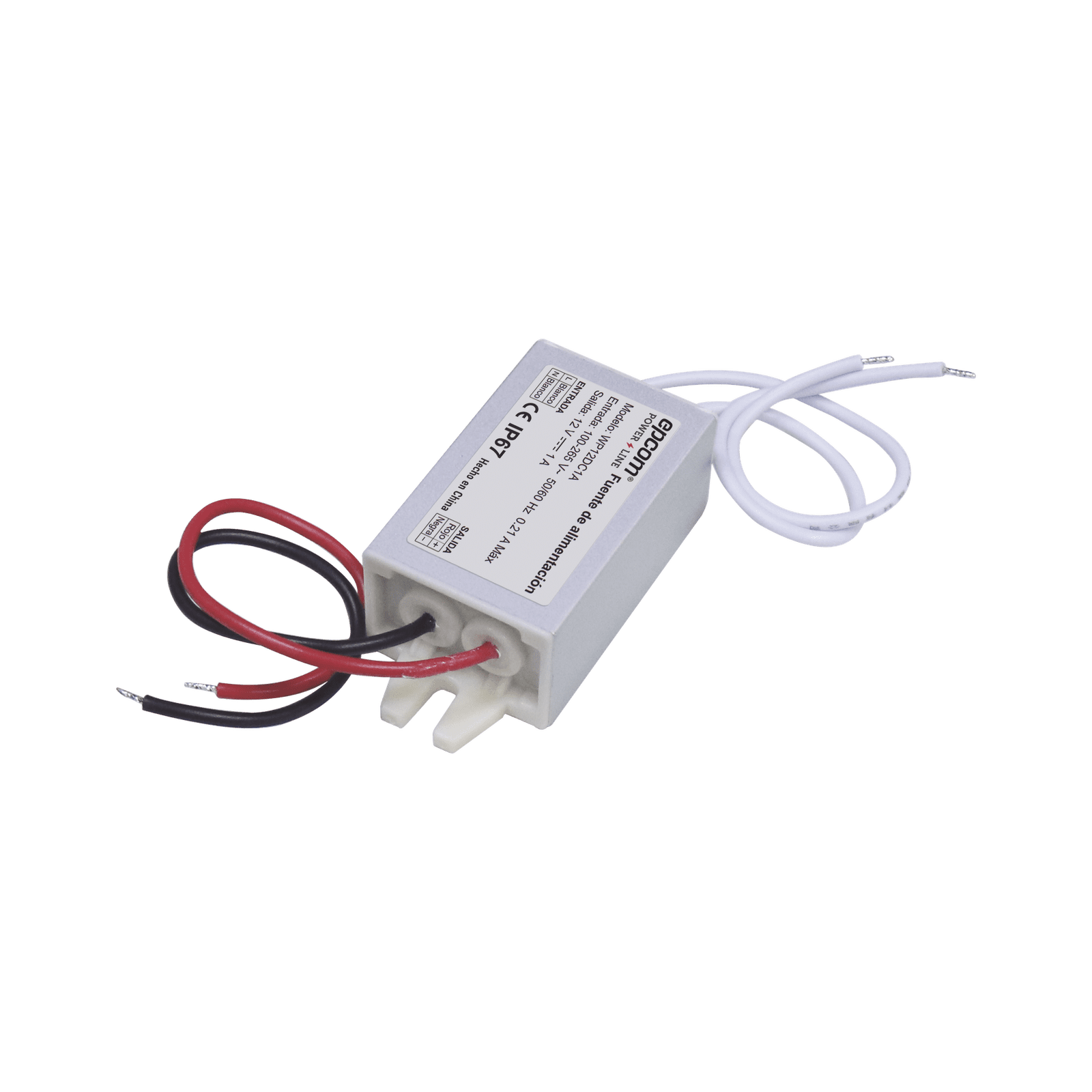 FUENTE DE ALIMENTANTACION PARA INTEMPERIE WATERPROOF 12 V @ 1 A WP12DC1A - EPCOM POWERLINE