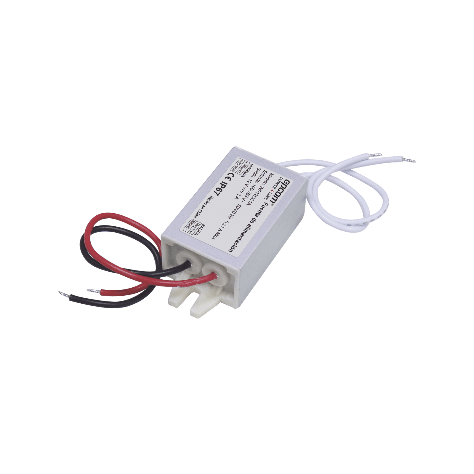 FUENTE DE ALIMENTANTACION PARA INTEMPERIE WATERPROOF 12 V @ 1 A WP12DC1A - EPCOM POWERLINE