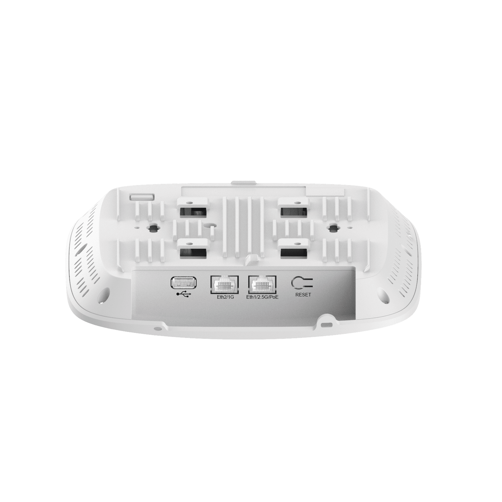 Access Point cnPilot XE3-4 WiFi 6/6E 802.11ax (2.4, 5 y 6 GHz), 3 radios definidos por software (SDR), MU-MIMO 4×4, Políticas de control de aplicaciones, hasta 1,500 clientes, gestión desde la nube, hasta 6.6 Gbps. XE3-4X00B06-RW - CAMBIUM NETWORKS