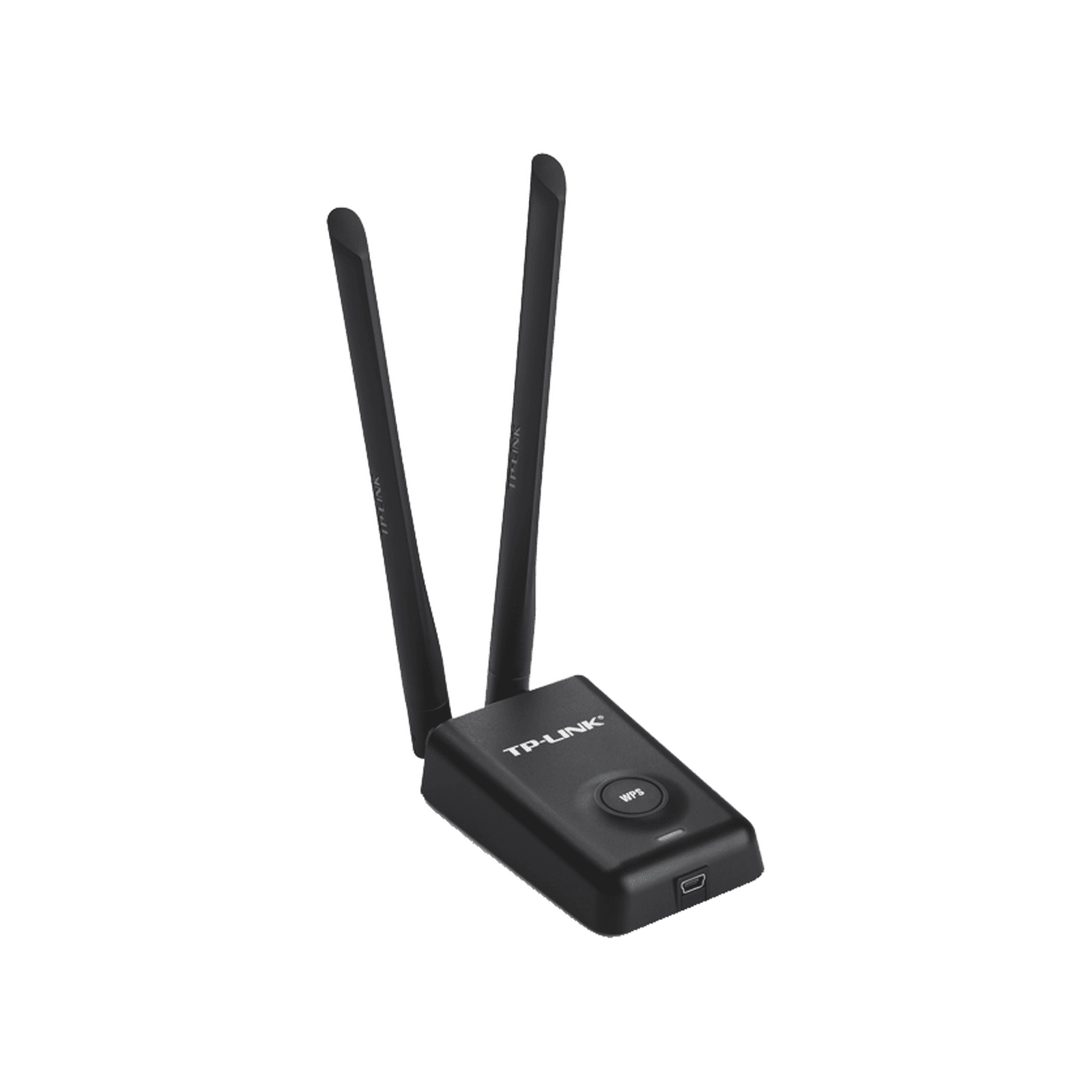 Adaptador de alta potencia USB  inalámbrico/ WiFi N 300 Mbps / Frecuencia de 2.4 GHz / 2 Antenas Externas de 5 dBi / Compatibilidad Windows y Linux TL-WN8200ND - TP-LINK