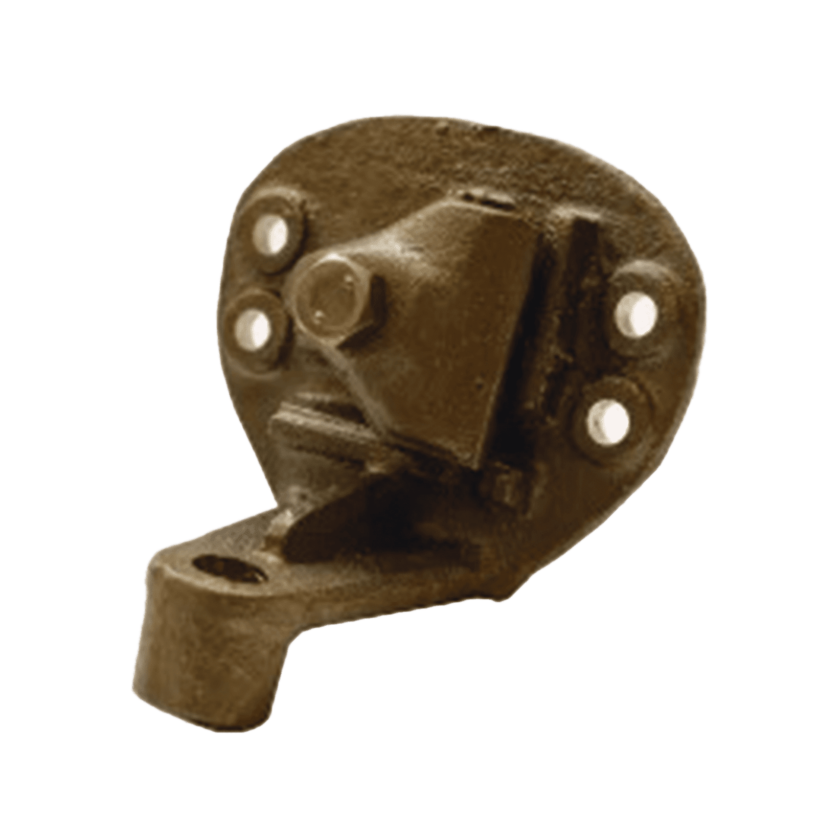 Base de pretil para Punta Maciza, elaborada en Bronce, permite fijar la punta en paredes o en muros. TG-BP-0070 - TOTAL GROUND