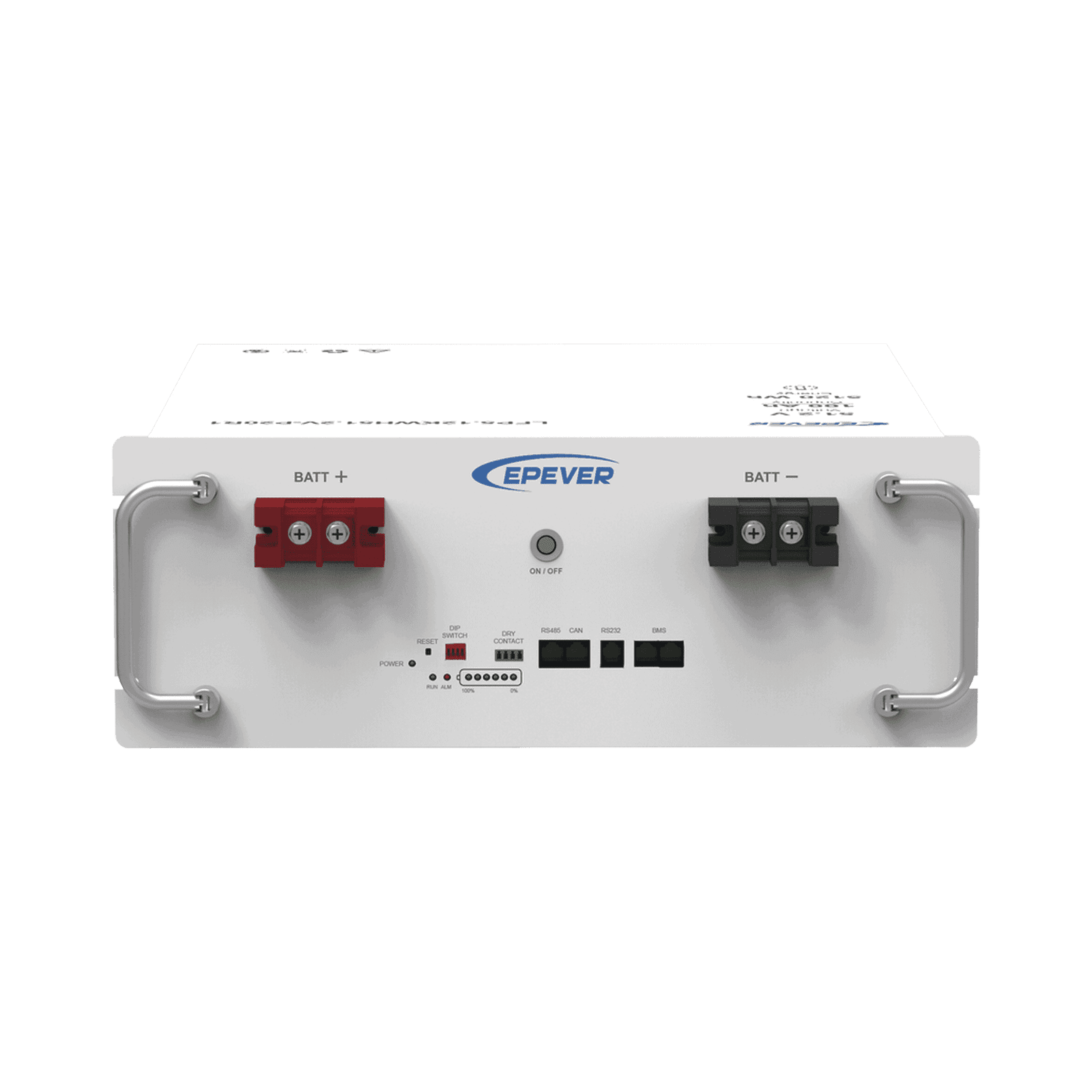 Batería de Litio LiFePO4 51.2Vcc, 5.12Kwh, Rack 4UR para Montaje en Rack, LFP100EP51.2R - EPEVER