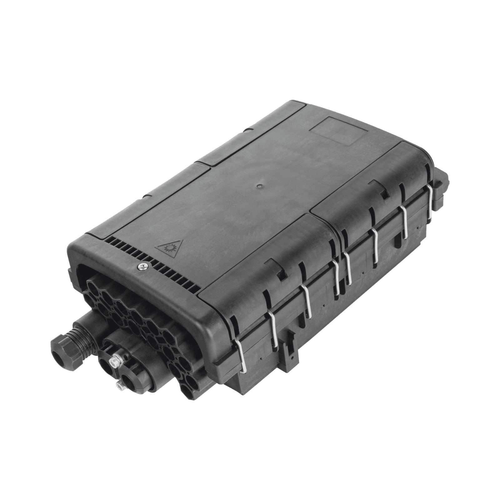 Caja de Distribución de Fibra Óptica para 48 empalmes con 16 acopladores SC/APC, enterrado directo, IP68 FDP-430D - FIBERHOME