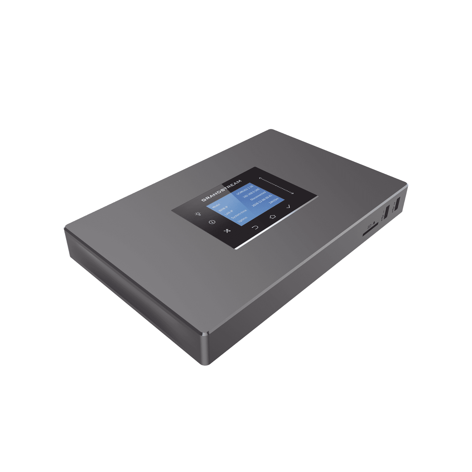 Conmutador IP-PBX para hasta 1000 usuarios y 150 llamadas simultaneas, 2FXO, 2FXS, para solución de comunicaciones unificadas y colaboración UCM6302 - Grandstream