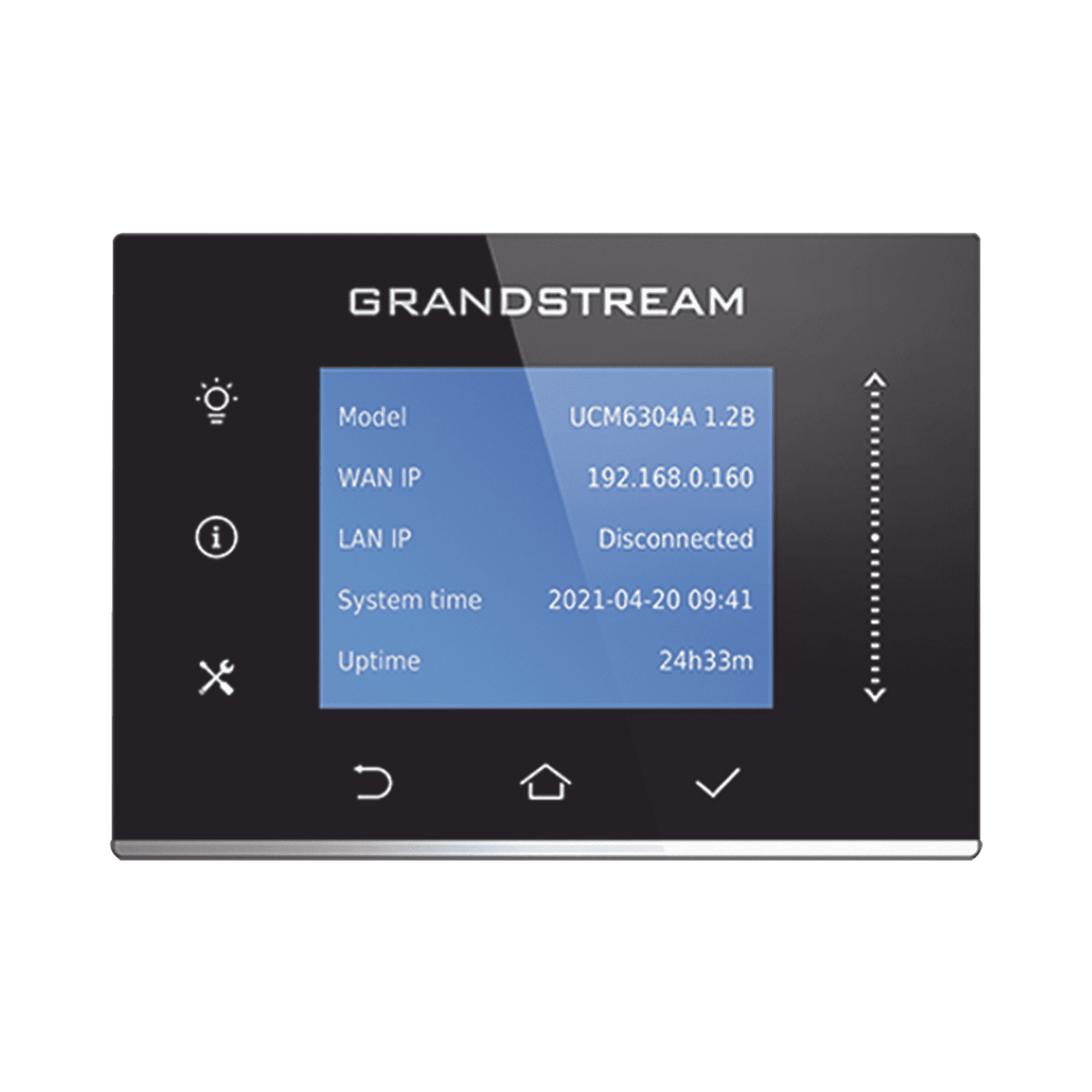 Conmutador IP-PBX para hasta 1000 usuarios y 150 llamadas simultaneas, 4FXO, 4FXS, solución para PyMEs UCM6304A - Grandstream