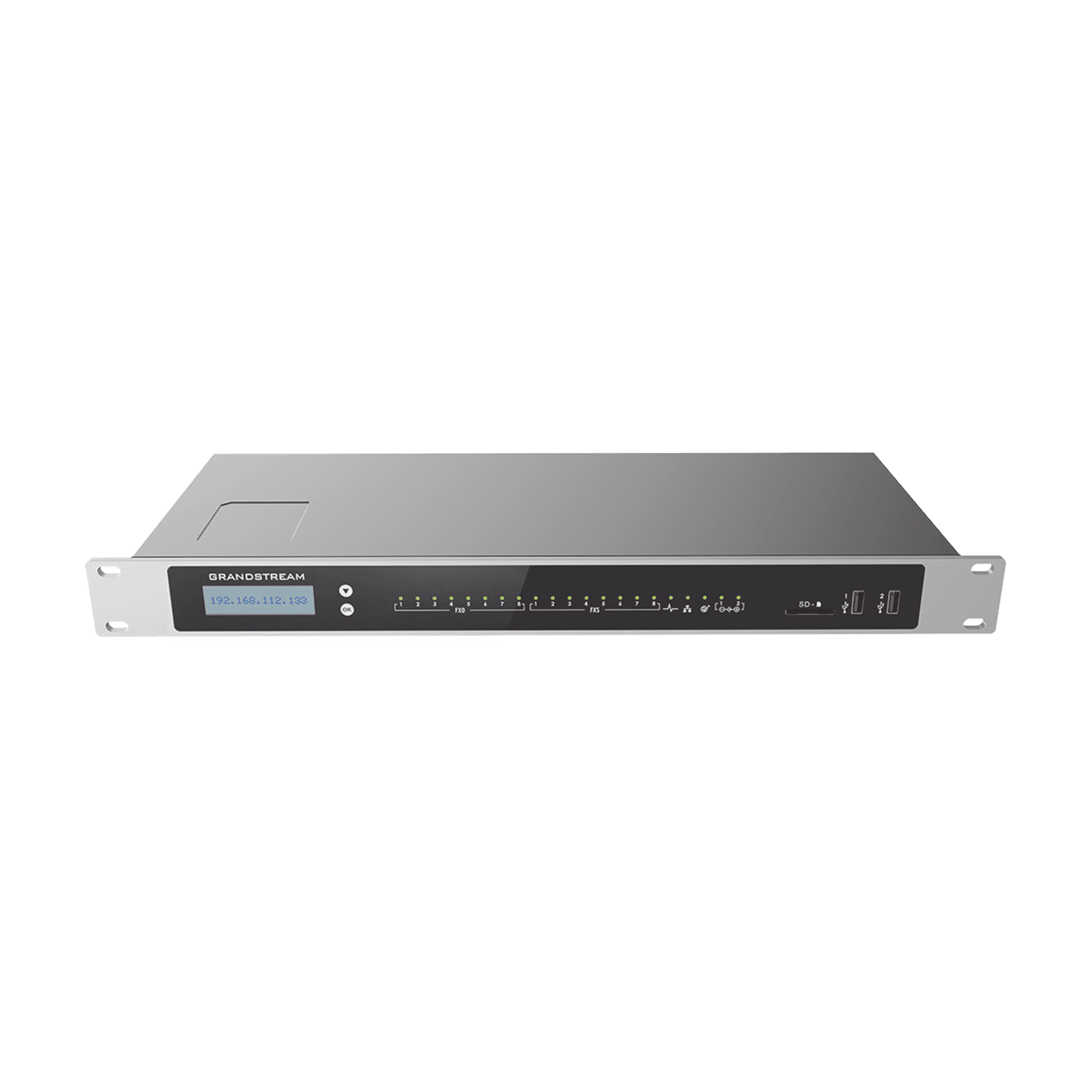 Conmutador IP-PBX para hasta 1500 usuarios y 200 llamadas simultaneas, 8FXO, 8FXS, solución para PyMEs UCM6308A - Grandstream