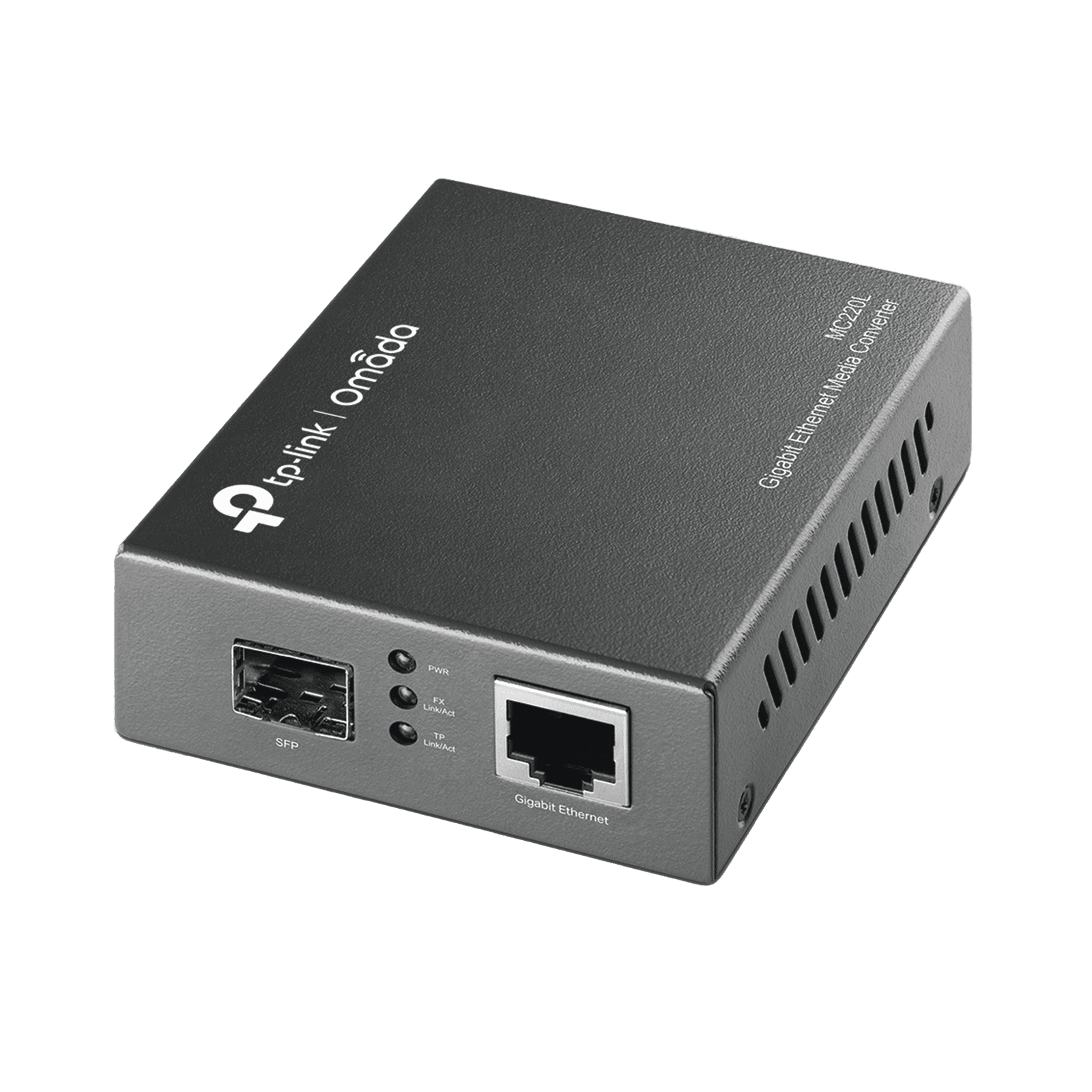 Convertidor Fibra Óptica Monomodo o Multimodo / 1 Puerto SFP 1000 Mbps / 1 Puerto RJ45 10/100/1000 Mbps / Plug and Play MC220L - TP-LINK
