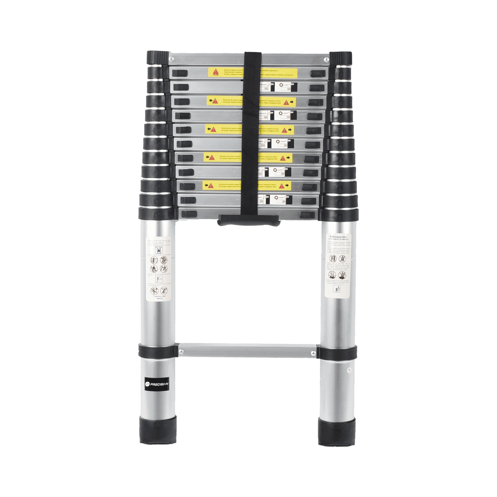 Escalera Telescópica de Aluminio de 3.8 Metros de Altura PST-H10-001 - PRECISION