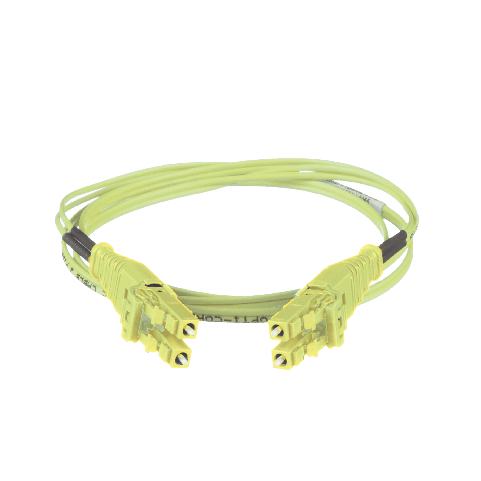 Jumper de Fibra Óptica Multimodo 50/125 OM5, LC-LC Uniboot Duplex, LSZH, Color Verde Lima, 2 Metros FW2RLU1U1ONM002 - PANDUIT