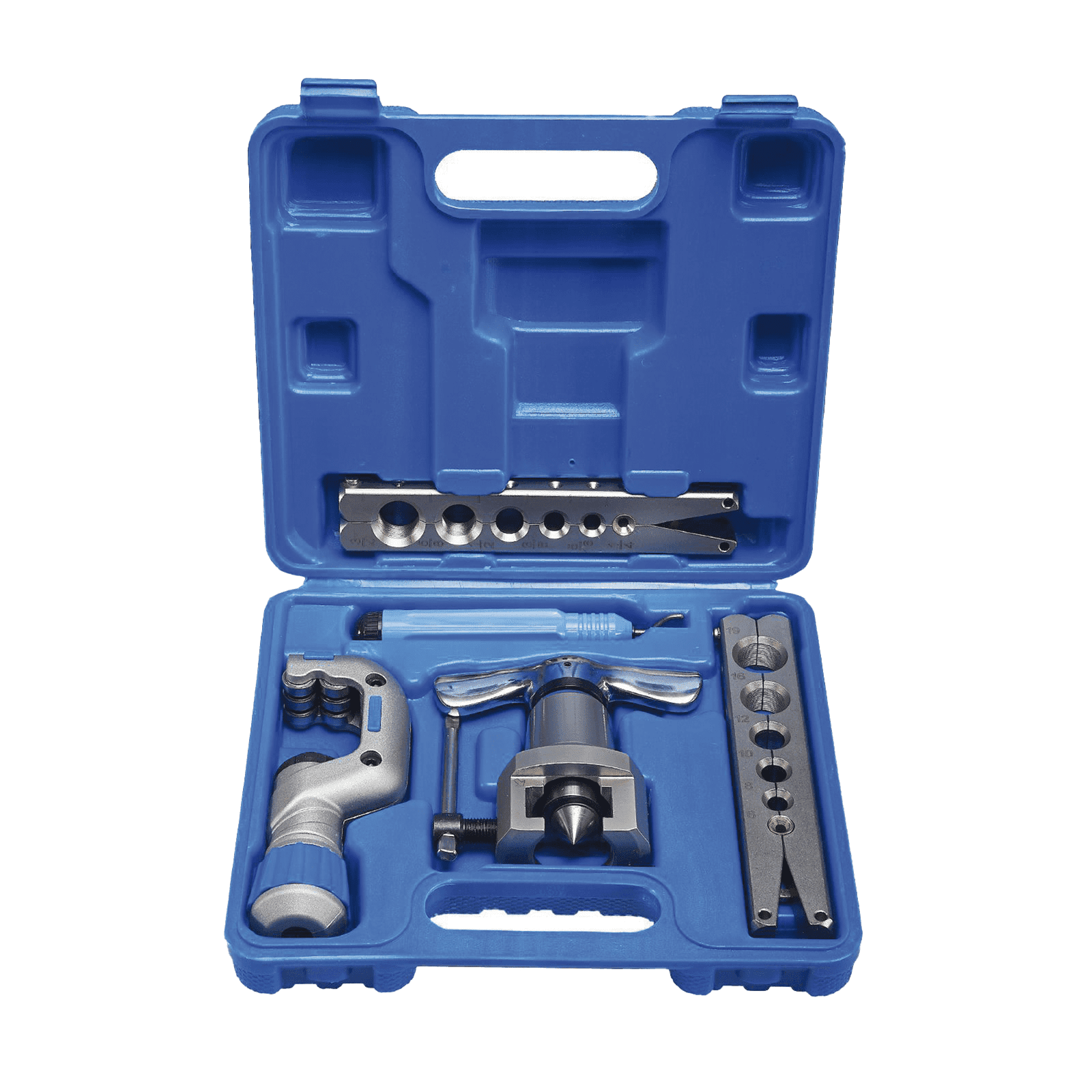 Kit de herramienta de abocardado / para aires acondicionados / para diámetros de 1/4″ 5/16″ 3/8″ 1/2″ 5/8″ Y 3/4″ CT-809 - EPCOM POWERLINE