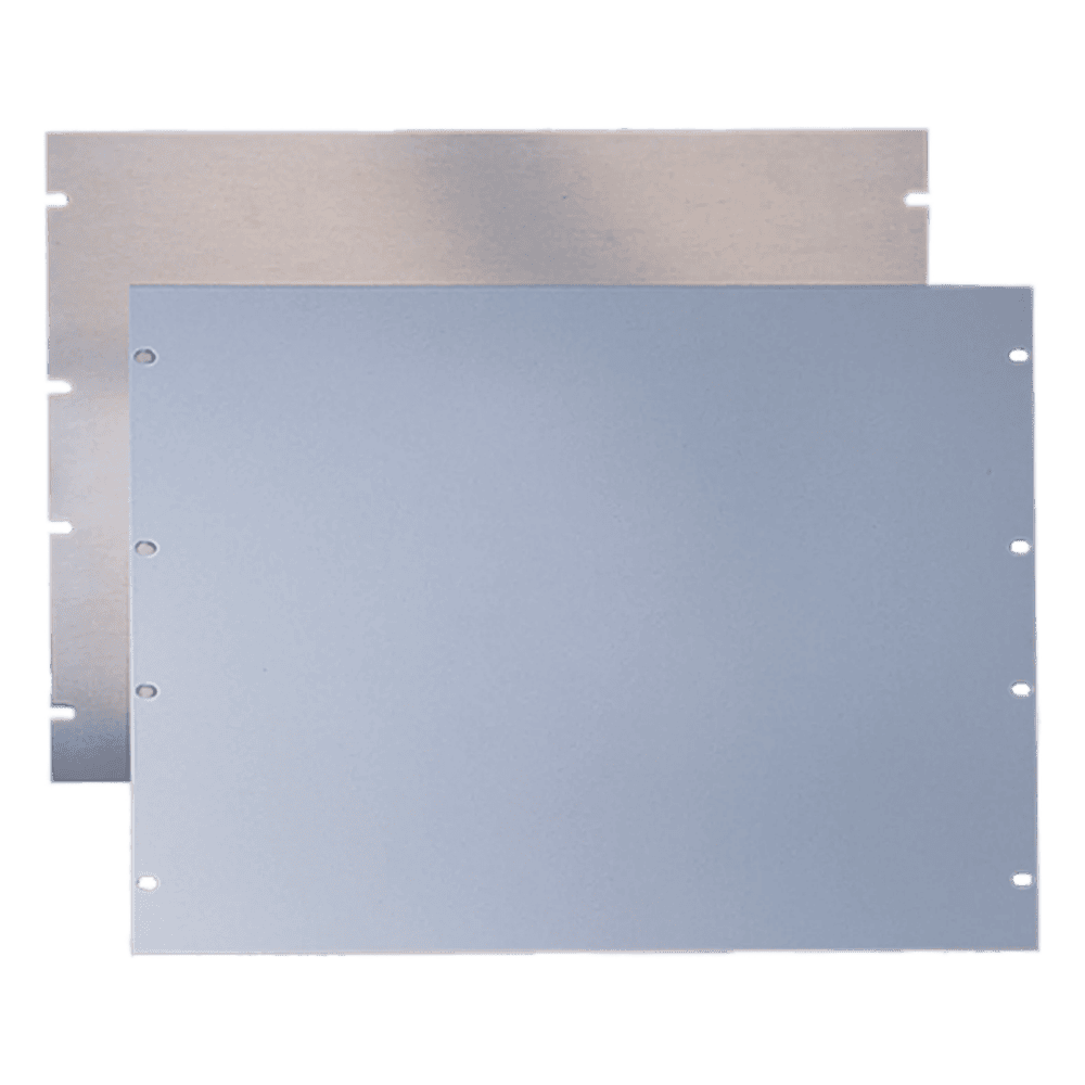 Tapa Ciega Para Rack Estándar de 19in, Plano, de Aluminio, 3 UR P19RP3UA