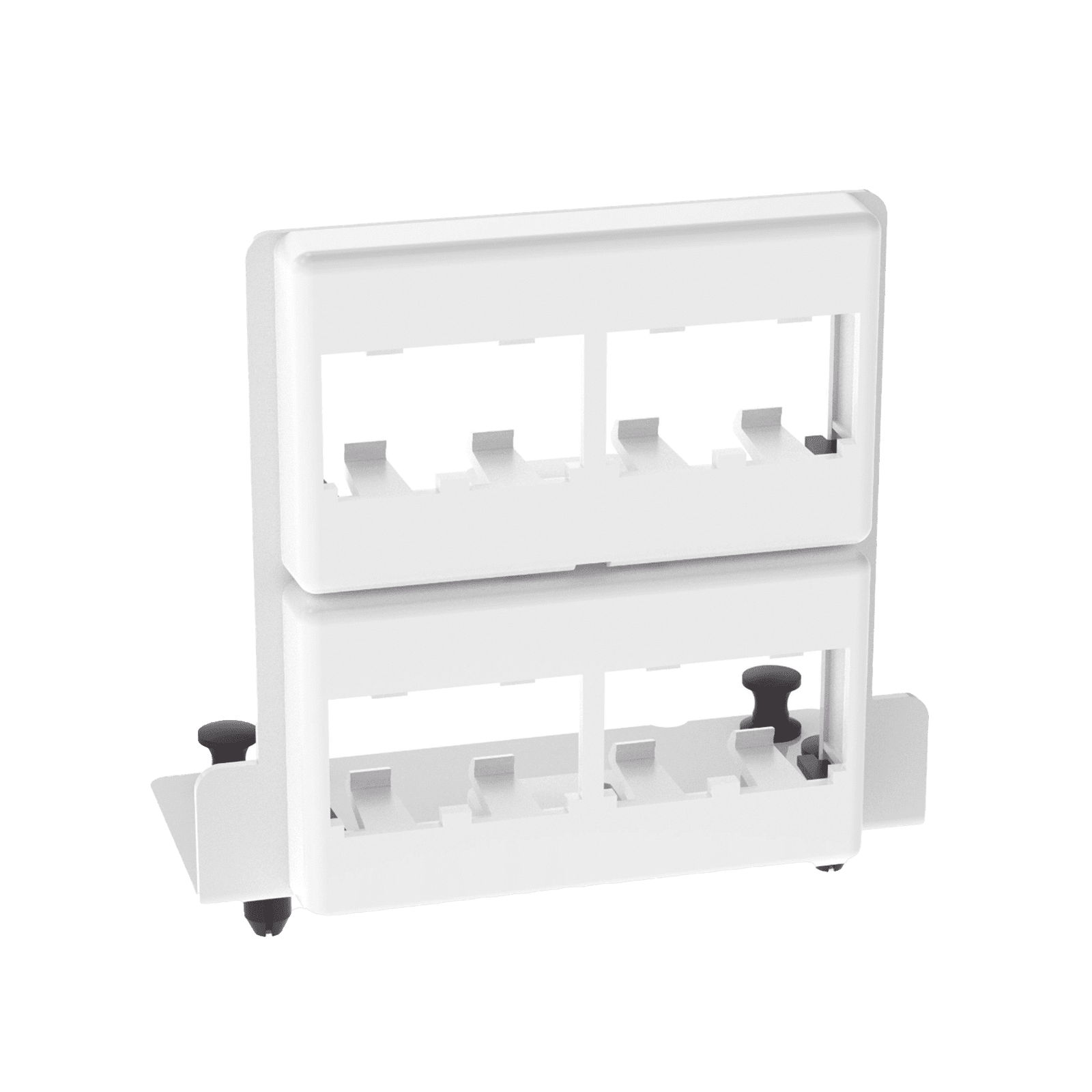 Patch Panel de 8 Puertos Mini-Com, Para Uso con Gabinetes Multipropósito, de Instalación a Presión, Color Blanco MS8PPB - PANDUIT