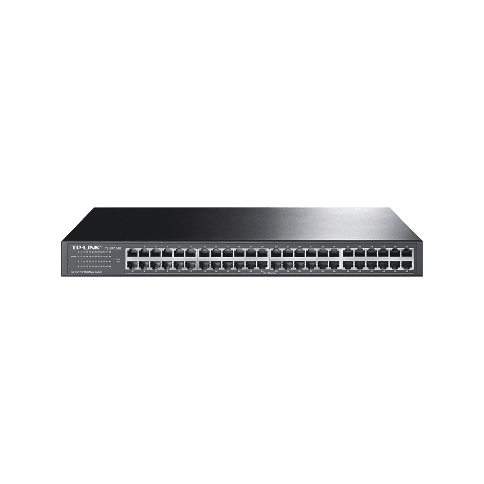 Switch no administrable de 48 puertos 10/100 Mbps para montaje en rack TL-SF1048 - TP-LINK