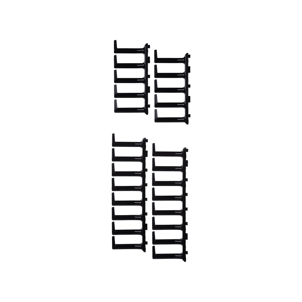 Kit de Dedos Para Administración de Cables en Gabinetes FlexFusion™ Light, de 42 UR, Dedos de 100 mm de Longitud, Color Negro XGL-FMS42B
