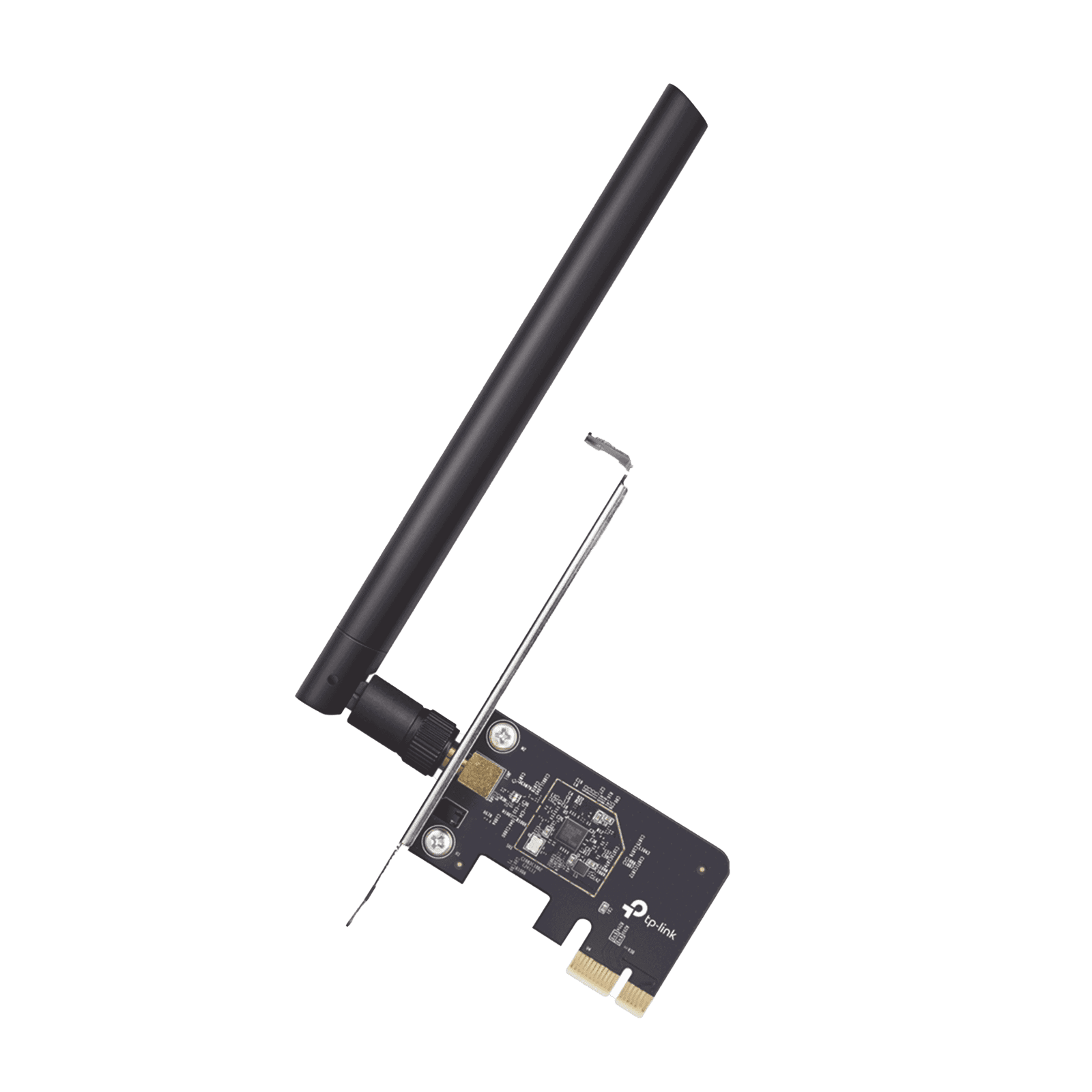 Adaptador  PCI inalámbrico doble banda AC 600 Mbps / Antena de alta ganancia / Tecnología MU-MUMO / Seguridad WPA3 / Soporte de perfil bajo y Altura completa ARCHER-T2E - TP-LINK