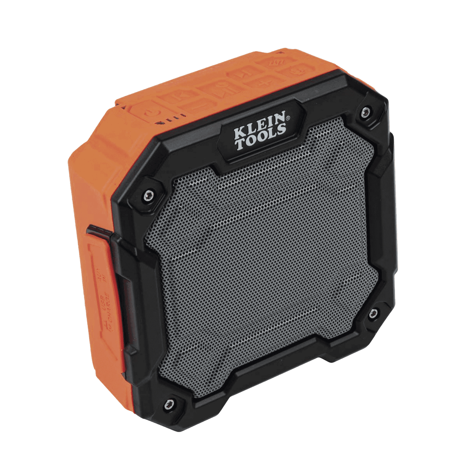 Bocina Portátil BLUETOOTH® con Imán y Gancho para Colgarse. Permite Altavoz Manos Libres con Micrófono Incorporado. AEPJS3 - KLEIN TOOLS