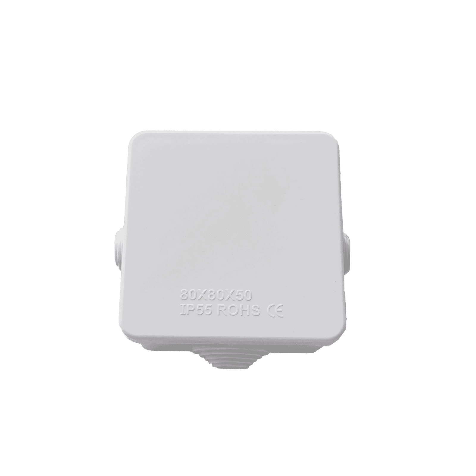 Caja de Conexiones Impermeable IP55 con 4 Entradas, 80 x 80 x 50 mm, para Instalaciones Industriales, Comerciales y Residenciales, Incluye Tornillería para su Instalación LP-WBX-80 - LinkedPRO