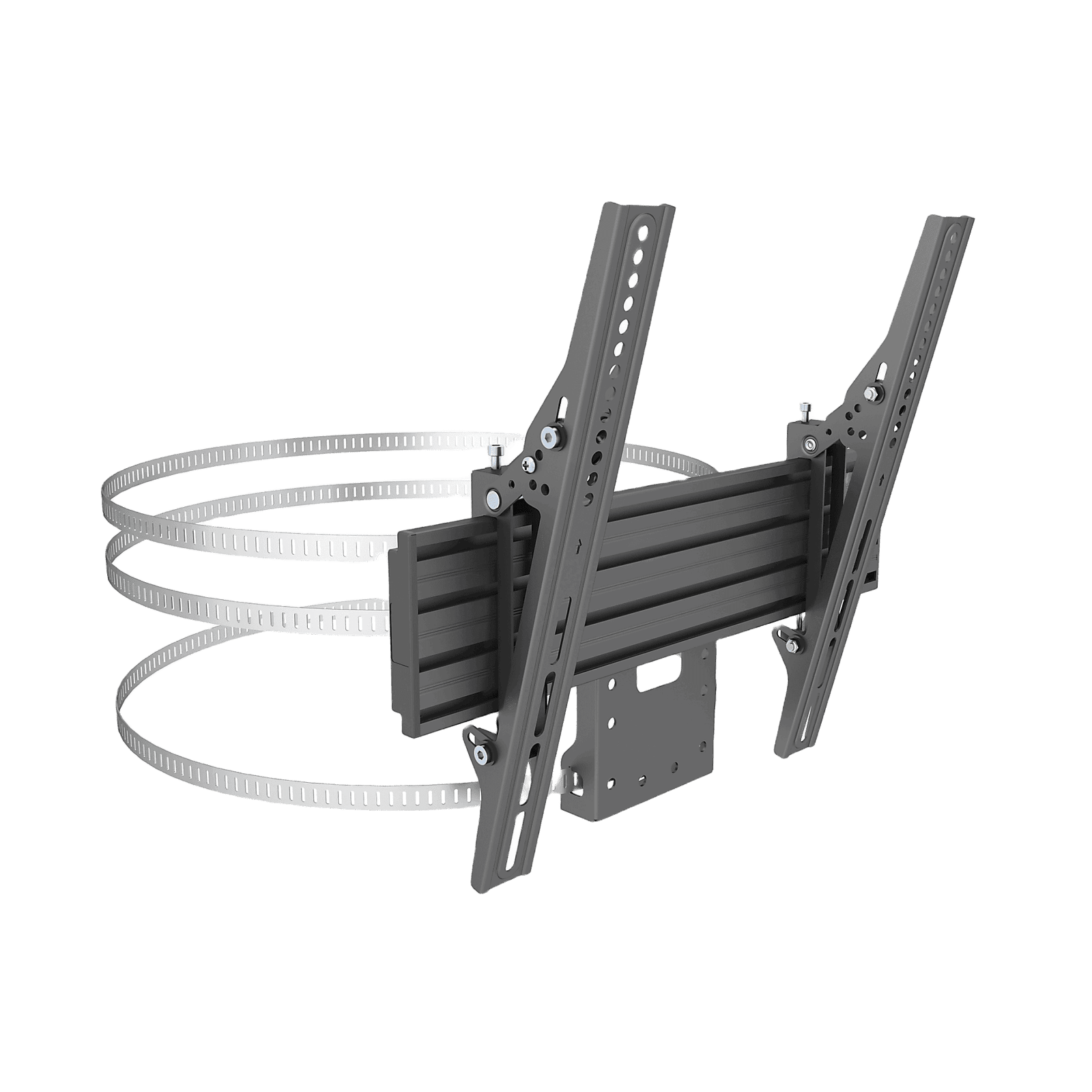 MONTAJE PARA PANTALLAS DE 32 A 65 PULGADAS EN COLUMNA| VESA 100 X 100 HASTA 400 X 400 | COLOR NEGRO| CAP. MAX 35KG EMCST400 - EPCOM INDUSTRIAL