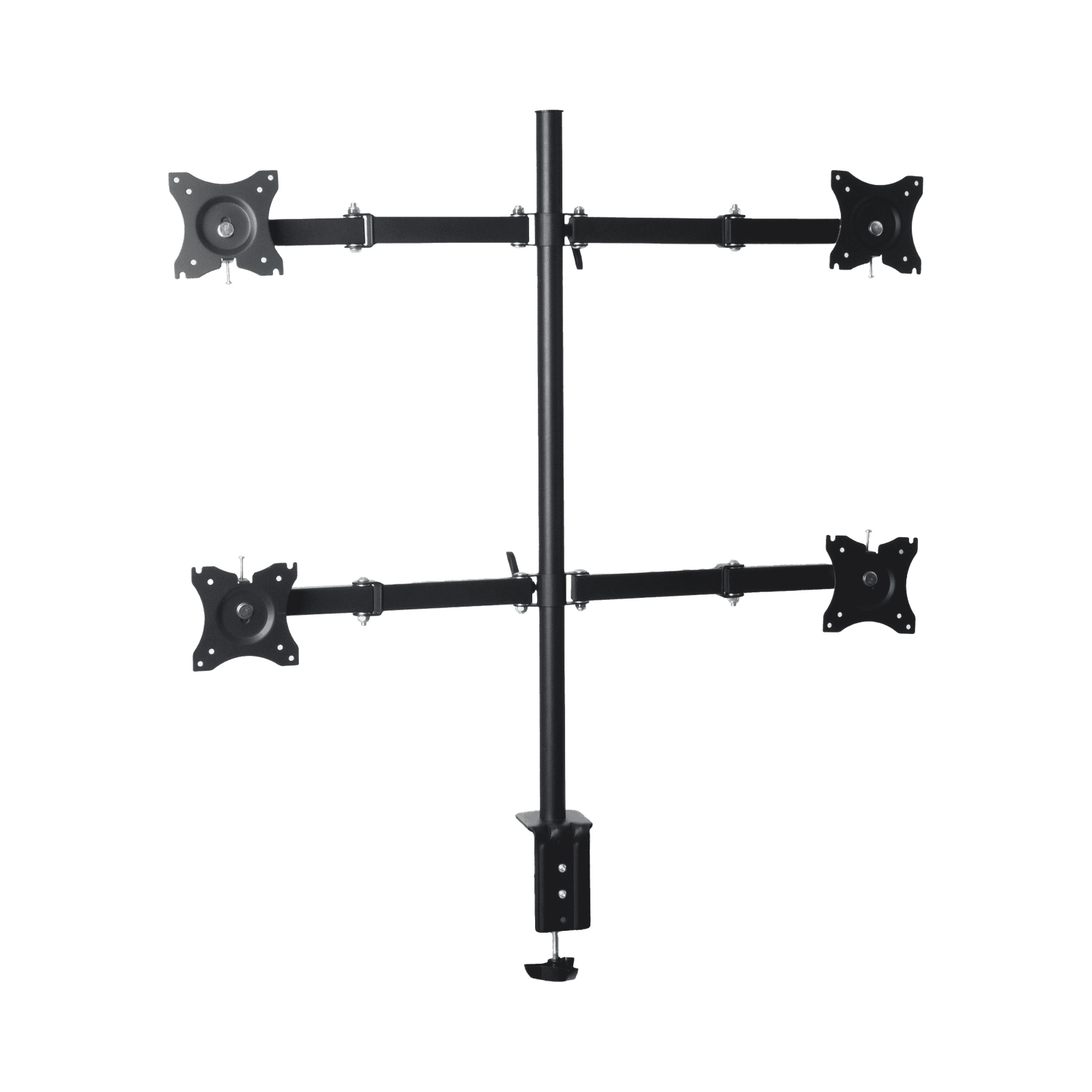 Montaje de Escritorio articulado para 4 monitores de 13 a 27″ /  Soporta hasta 15 kg / Vesa 75 x 75 / 100 x 100 / Acero EPS710ED4 - EPCOM