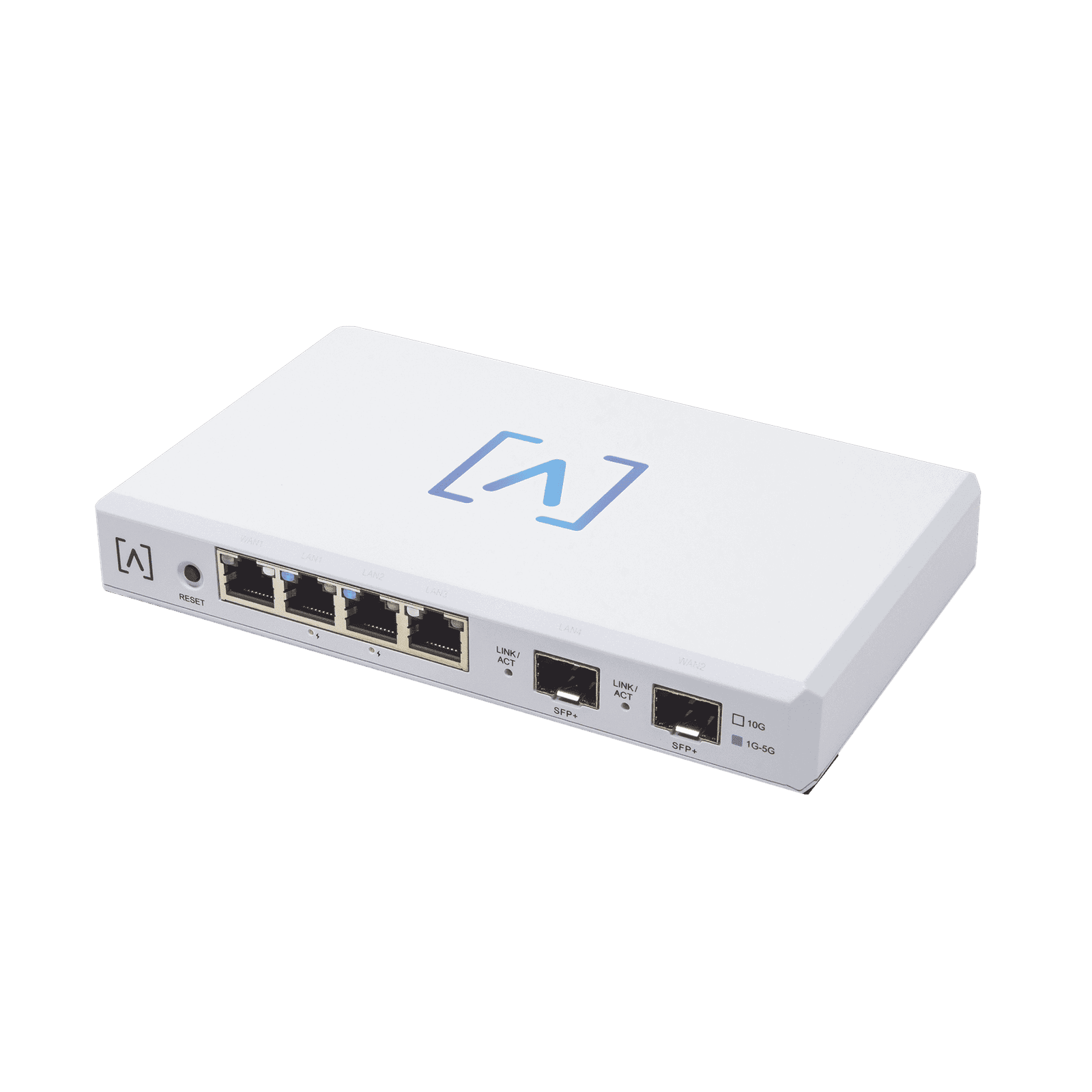 Router VPN / 4 puertos 10/100/1000/2500 Gbps (2 puertos PoE af/at) / 2 puertos SFP+ 10Gbps / Filtrado Avanzado DPI: Bloqueo de Contenido / Administración nube gratuita / Soporta UPnP ROUTE10 - ALTA LABS