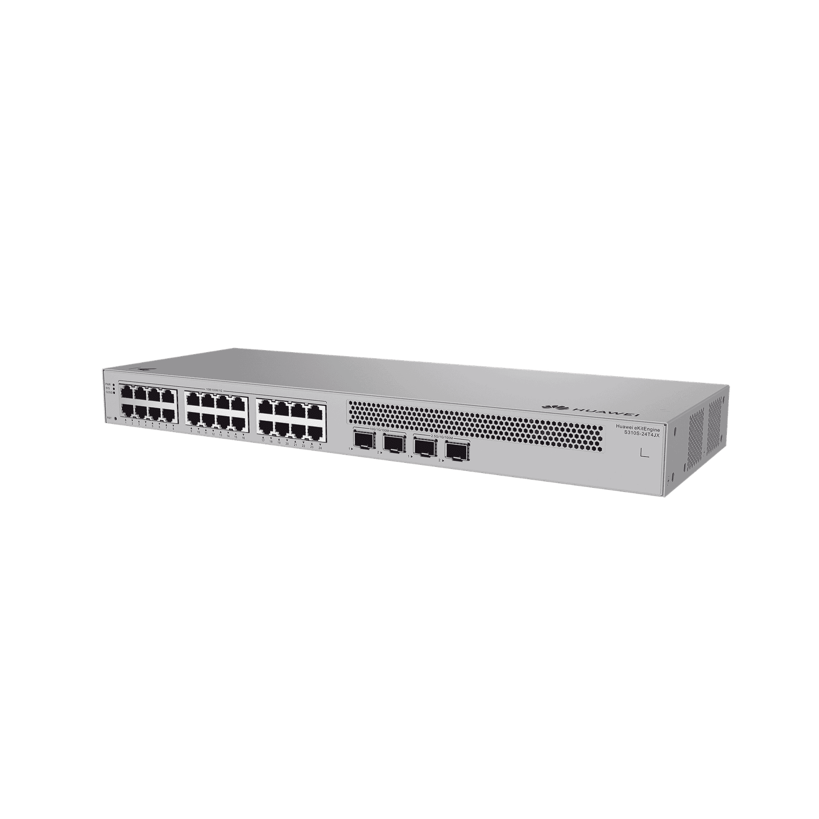 Switch de Acceso Gigabit Administrable Capa 2+ / 24 puertos 10/100/1000 Mbps / 2 Puertos 2.5GE SFP + 2 Puertos 10GE SFP+ Uplink  / ERPS / Rutas Estáticas / Administración Nube Gratis S310S-24T4JX - HUAWEI