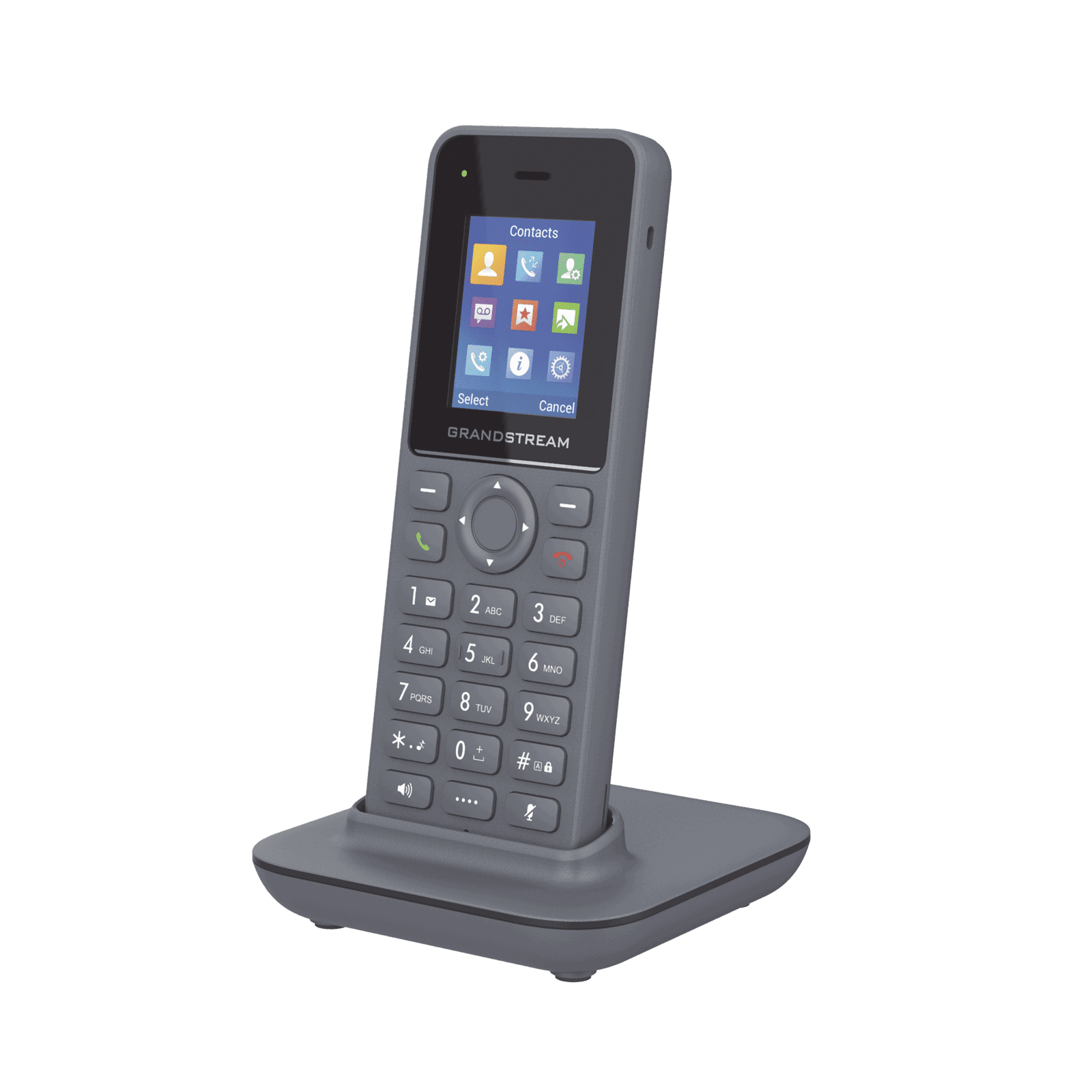 Teléfono Inalámbrico DECT HD, Hasta 20 cuentas SIP por sistema, Conferencia de audio de 3 vías, Audio HD DP725 - Grandstream