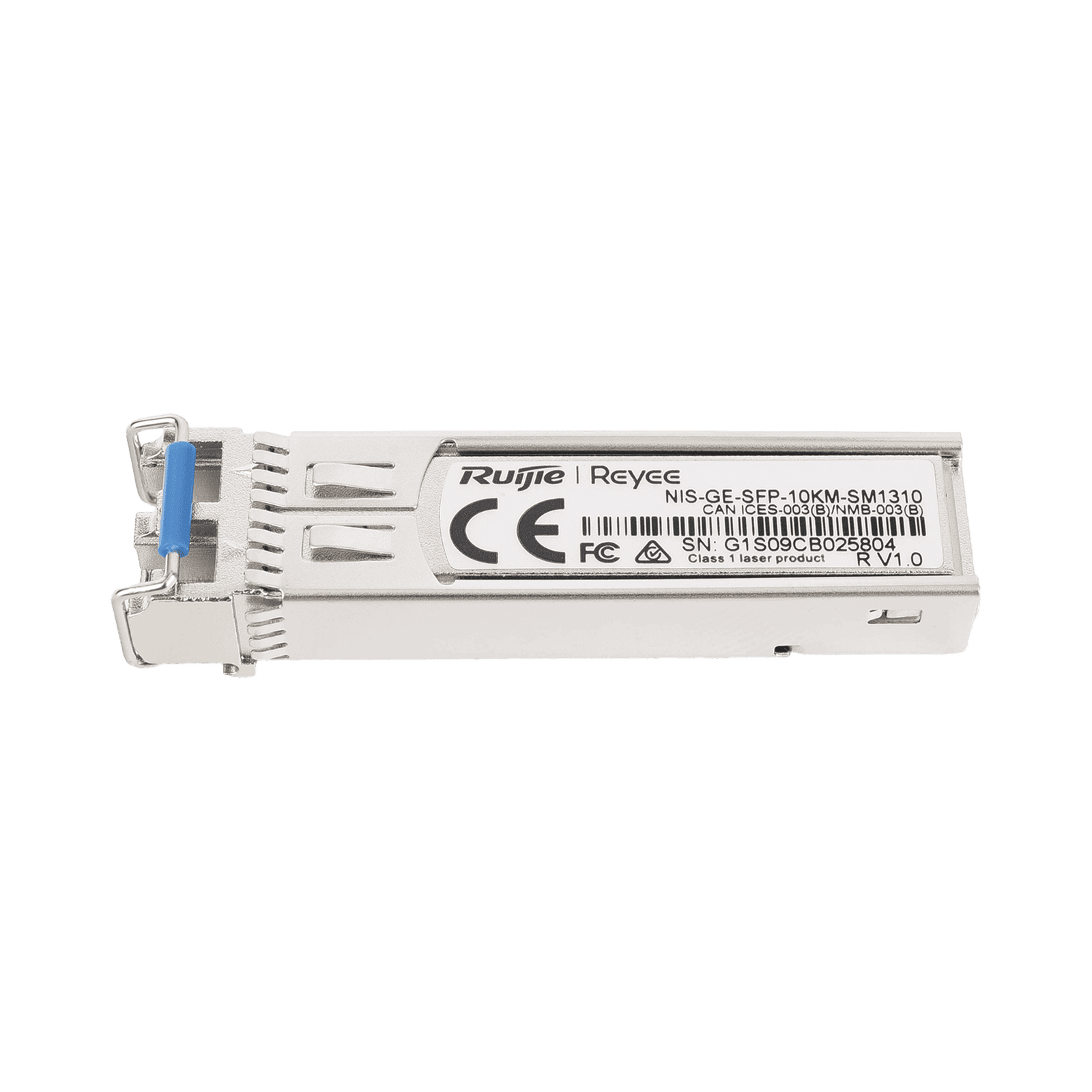 Transceptor Industrial LC Monomodo SFP 1G, hasta 10 Kilómetros, Longitud de Onda 1310 nm, soporta Temperaturas de -40° a 85° C NIS-GE-SFP-10KM-SM1310 - RUIJIE