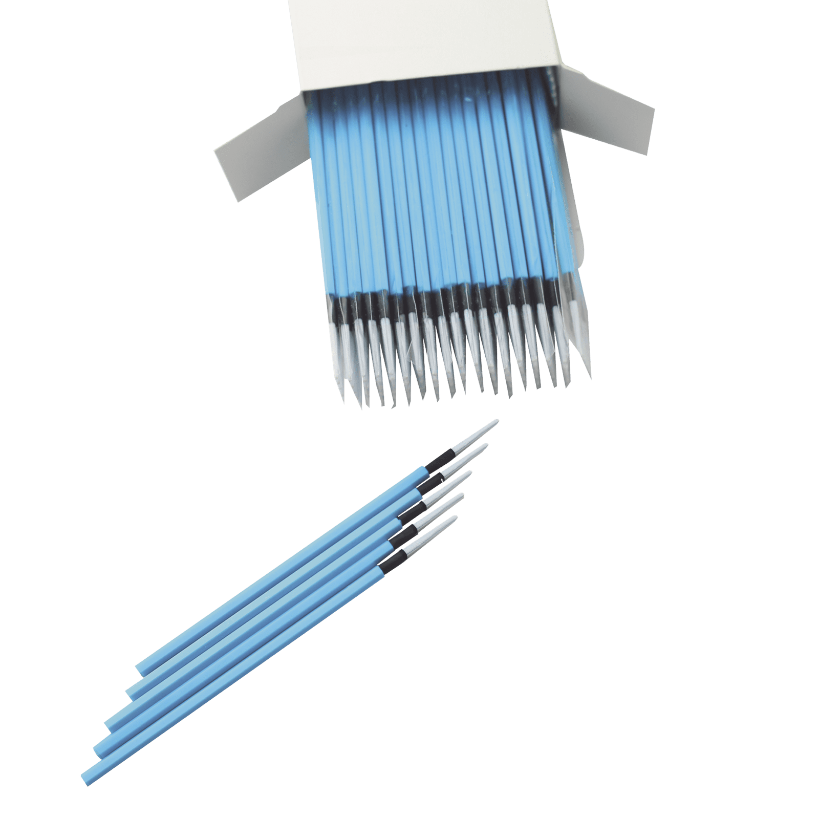Hisopos para limpieza de puertos de fibra óptica 1.25 mm para adaptadores LC y MU, 100 piezas 1.25-SWAB - TEMPO