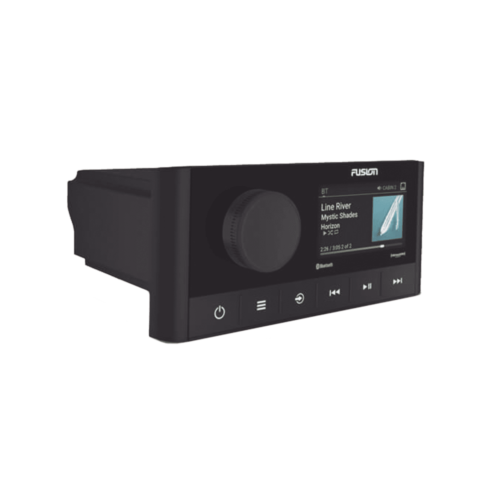 Estéreo marino Fusion serie RA210, con pantalla a color de 2.7″ conexión AM/FM, Bluetooth, USB, iPhone 10-02250-00 - GARMIN