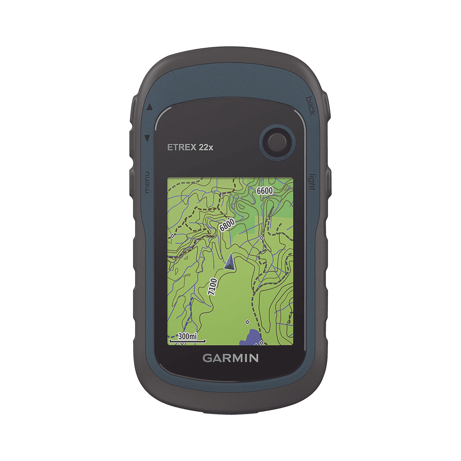 GPS portátil eTrex22x con mapa base precargado, almacena hasta 2000 puntos de interés, e incluye función de cálculo de áreas. 10-02256-00 - GARMIN
