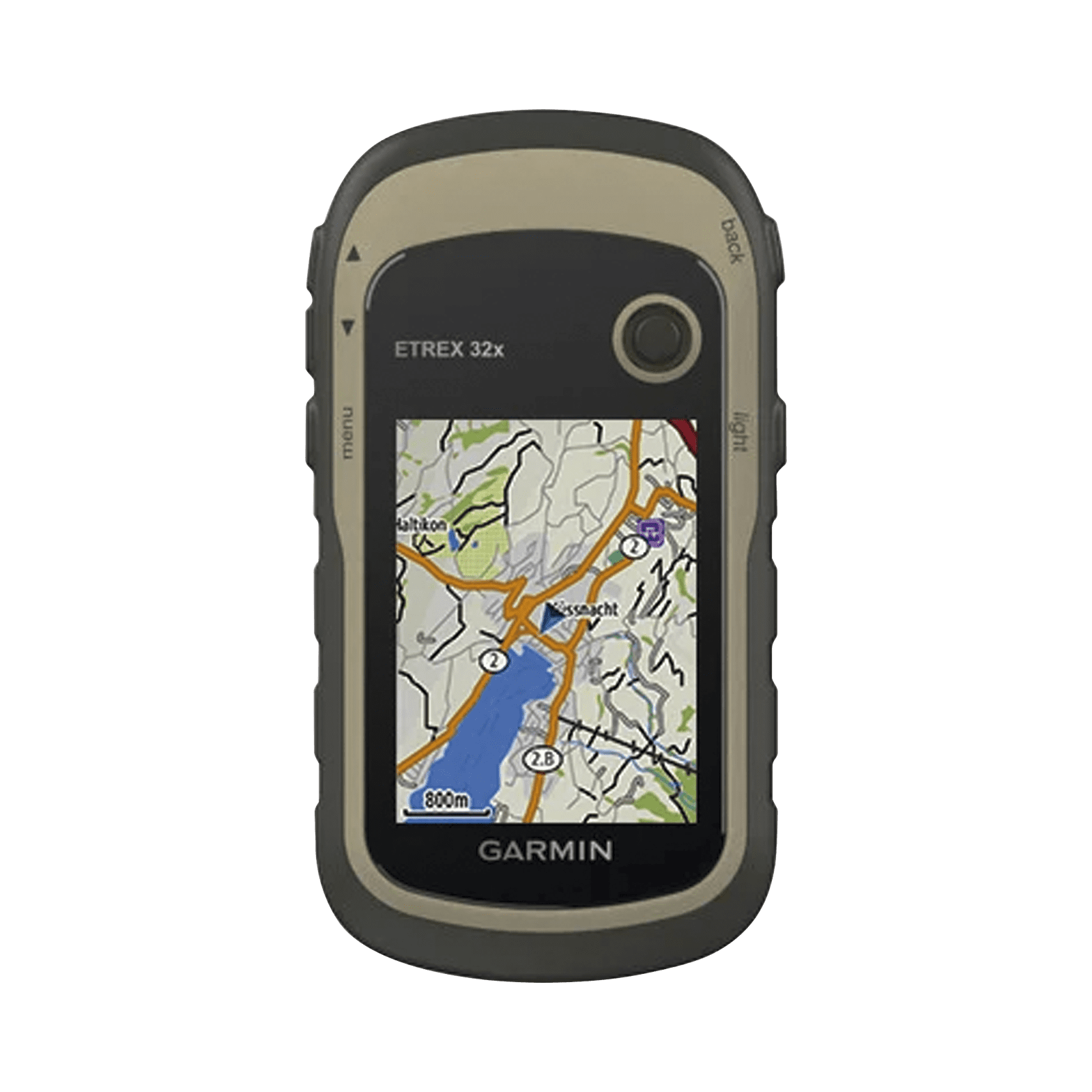 GPS portátil eTrex 32x con memoria interna de 8 GB, pantalla de 2.2″ a color, con mapa topográfico de carreteras y senderos incluido. 10-02257-00 - GARMIN