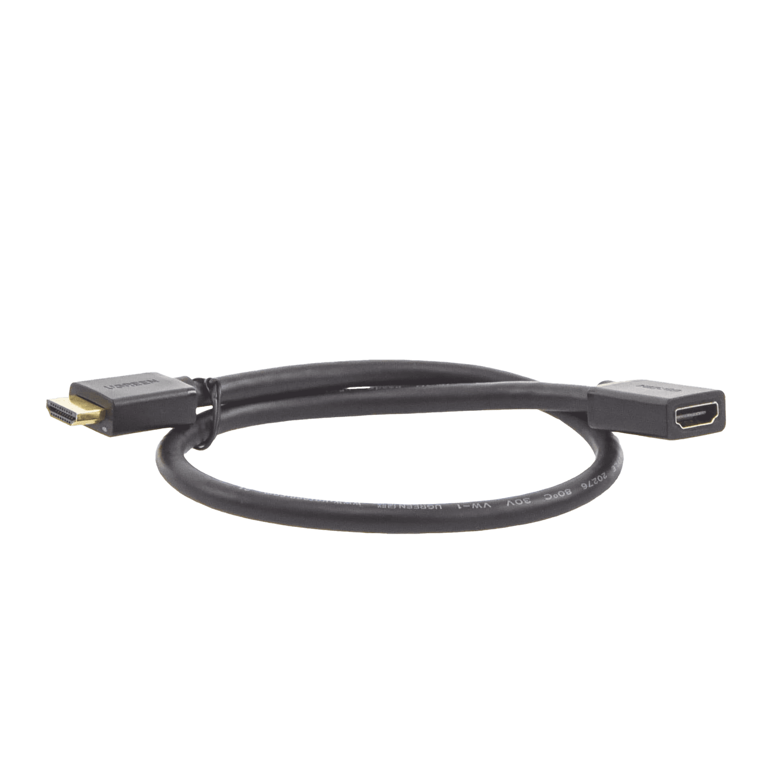 Cable extensor HDMI de 0.5M / 4K@60Hz / 3D / HDR /  Macho a Hembra /  Núcleo de cobre estañado / Transmisión estable. 10140 - UGREEN