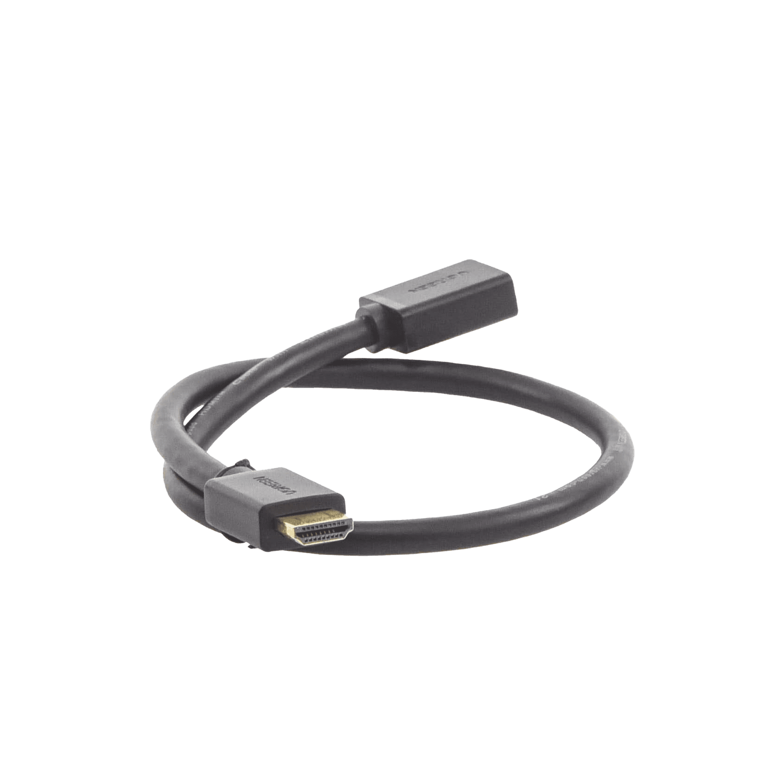 Cable extensor HDMI de 0.5M / 4K@60Hz / 3D / HDR /  Macho a Hembra /  Núcleo de cobre estañado / Transmisión estable. 10140 - UGREEN