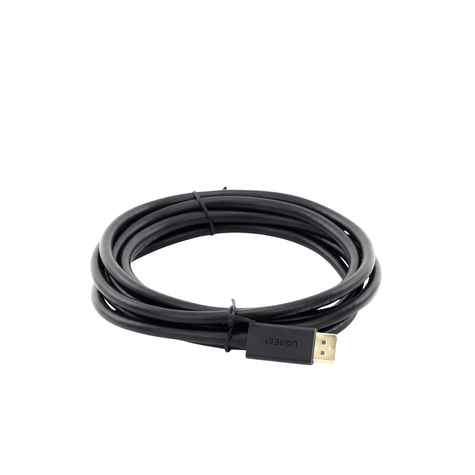 Cable DisplayPort 1.2 Macho a Macho/ Longitud 3m / Versión DP1.2 / Soporta 4K@60Hz; 2K@144Hz / Soporta 3D / Color profundo de 8 y 10 bits / Blindaje Interno Múltiple / Cobre Estañado 28AWG  / Botón de Liberación 10212 - UGREEN