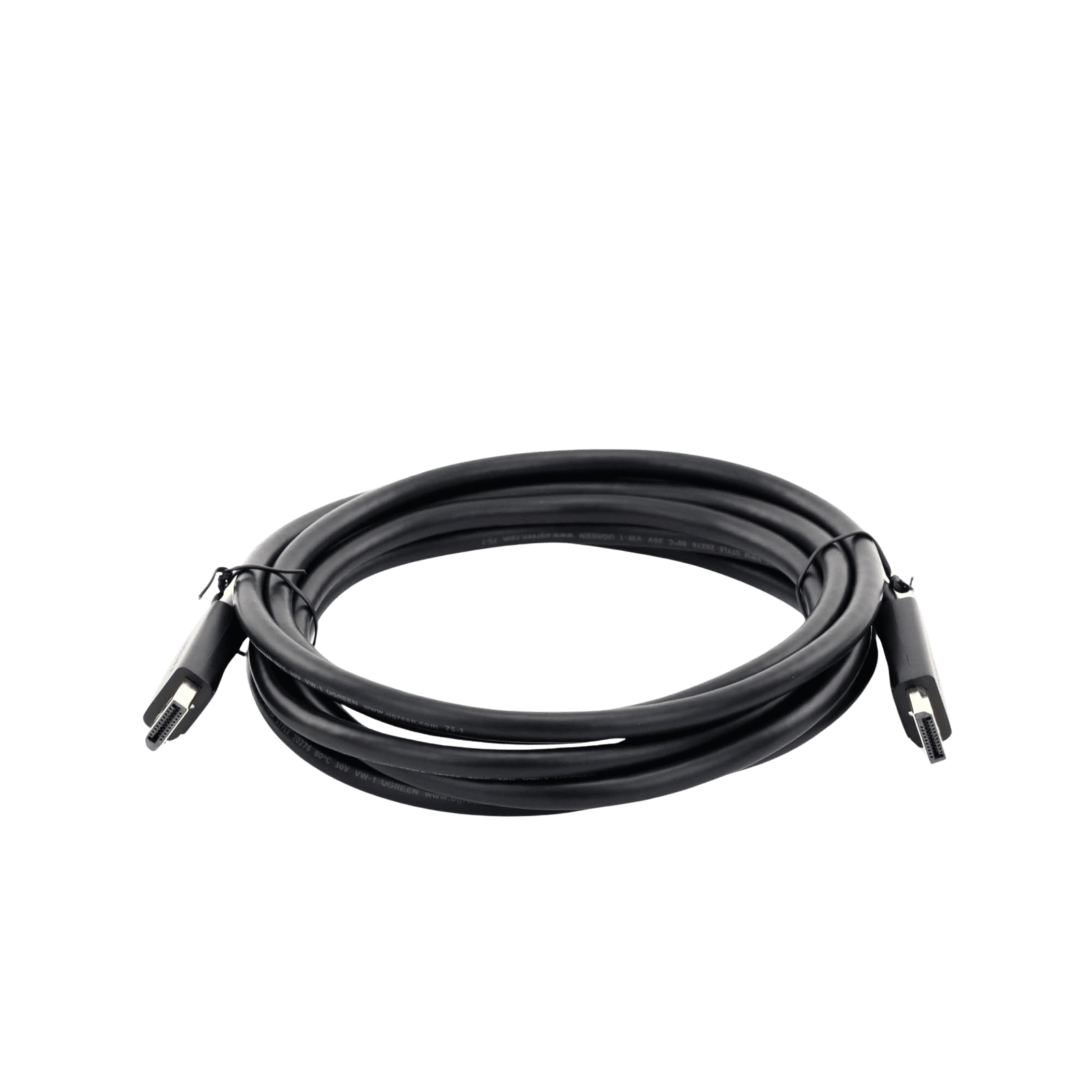 Cable DisplayPort 1.2 Macho a Macho/ Longitud 3m / Versión DP1.2 / Soporta 4K@60Hz; 2K@144Hz / Soporta 3D / Color profundo de 8 y 10 bits / Blindaje Interno Múltiple / Cobre Estañado 28AWG  / Botón de Liberación 10212 - UGREEN