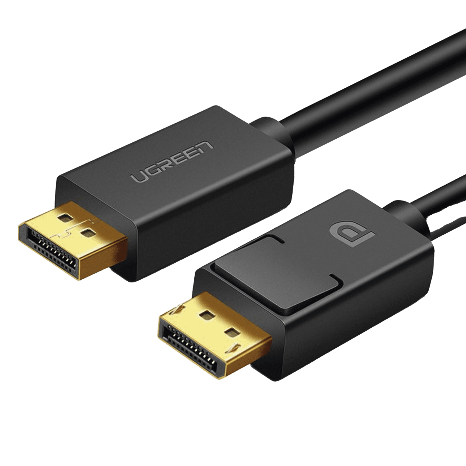 Cable DisplayPort 1.2 Macho a Macho/ Longitud 5m / Versión DP1.2 / Soporta 4K@60Hz; 2K@144Hz / Soporta 3D / Color profundo de 8 y 10 bits / Blindaje Interno Múltiple / Cobre Estañado 28AWG  / Botón de Liberación 10213 - UGREEN