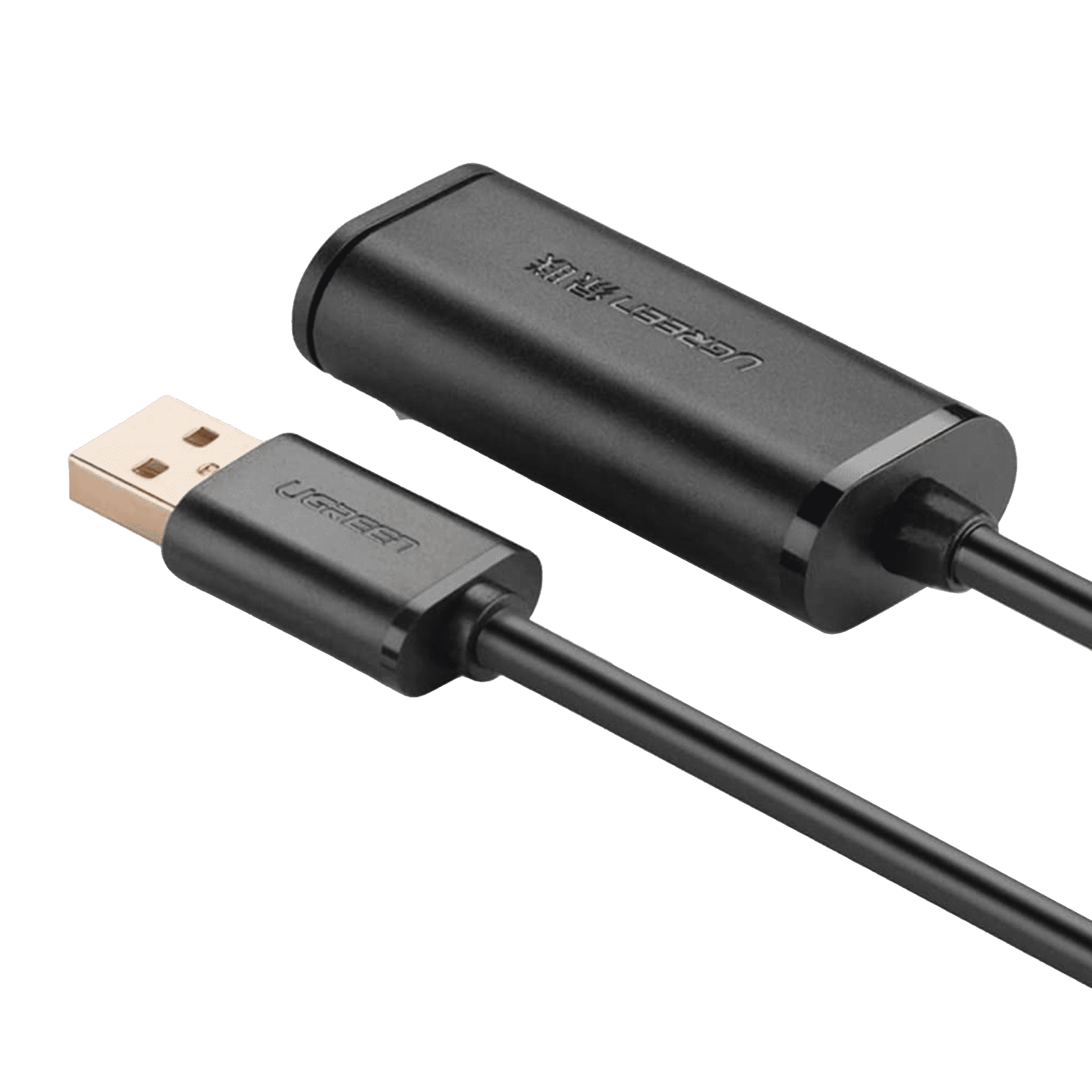 Cable de Extensión Activo USB 2.0 / 10 Metros / Macho-Hembra / Booster individual FE1.1S incorporado / Velocidad de hasta 480 Mbps / Ideal para impresoras, consolas , Webcam, etc. 10321 - UGREEN