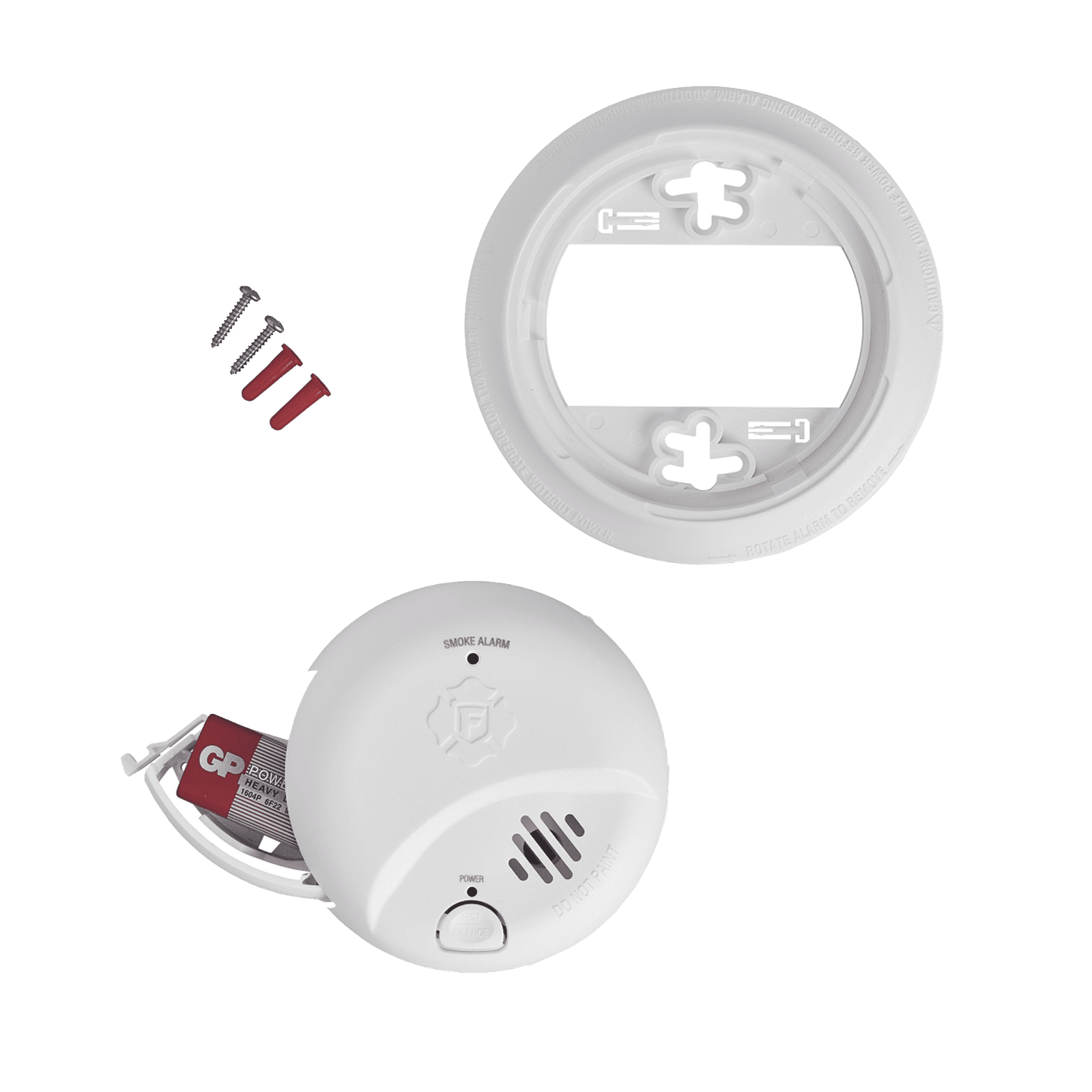 Detector de Humo Autónomo, No Requiere Panel, Con Botón para Silenciar, Sensor por Ionización 1046832 - FIRST ALERT