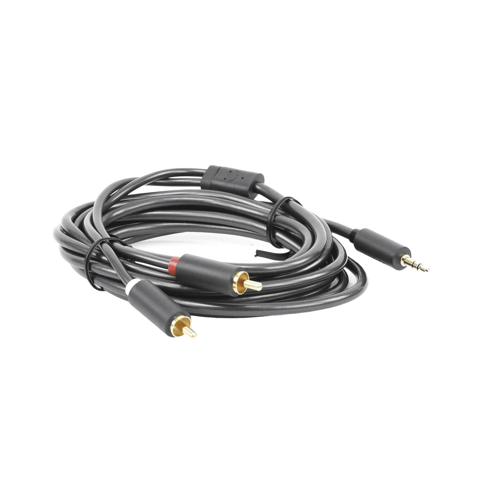 Cable Adaptador de 3.5mm Macho a 2 RCA Macho / 3 Metros / Color Gris / Blindaje Múltiple / ABS / Alta Calidad 10512 - UGREEN